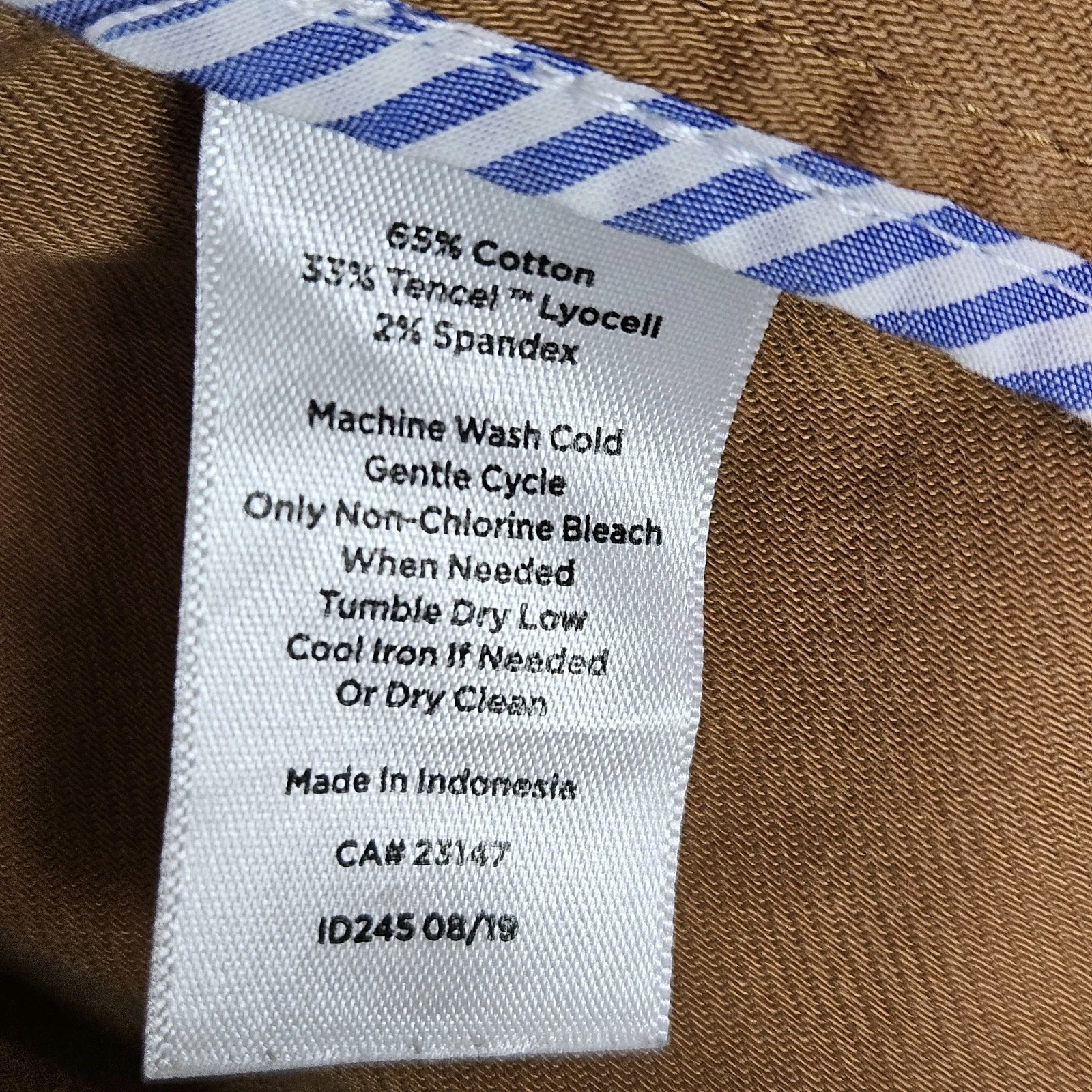 Talbots Safari Jacket Womans XS Camel Brown Twill Cotton Stretch Utility Outdoor