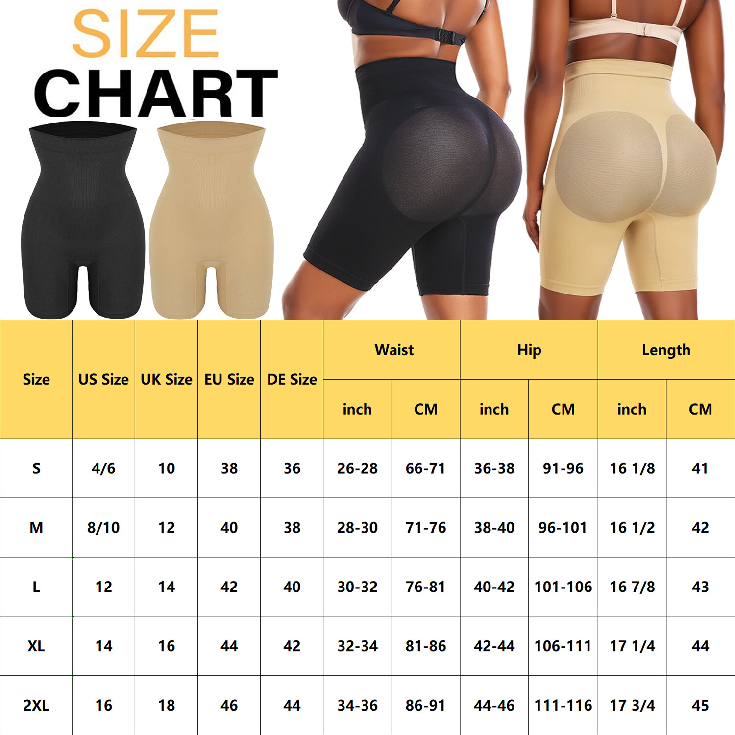Women Sexy Butt Lifter Pants Seamless Hip Enhancer Body Shaper Briefs Underwear
