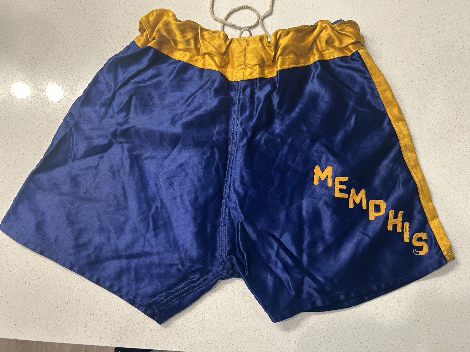 Vintage 40s 50s Satin Memphis Shorts MacGregor GoldSmith Americana Rockabilly 28