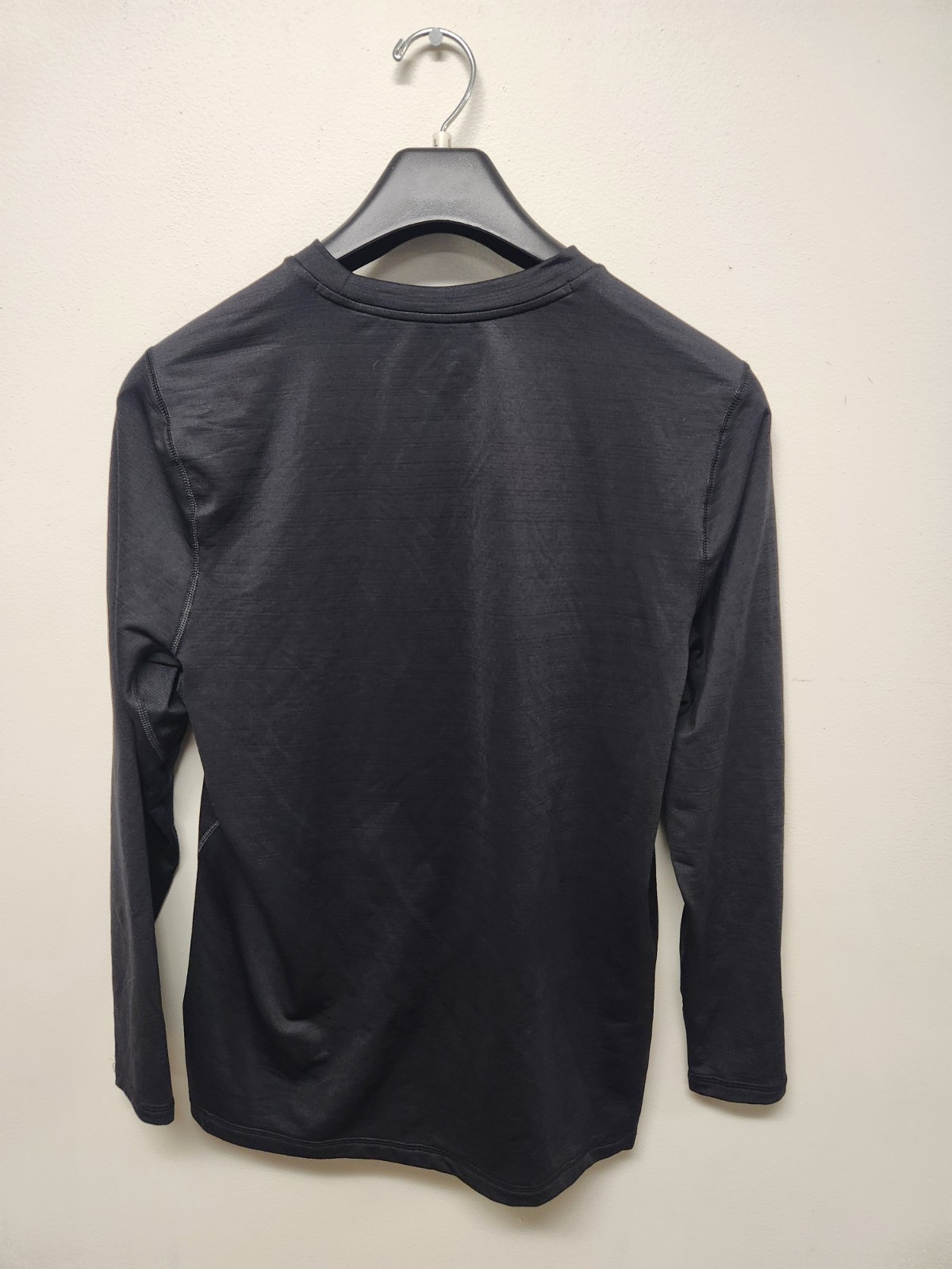 Men Dri-Power 360 Large Long Sleeve Black Shirt Russell Built-In Odor Protection