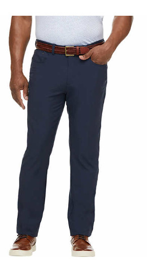 Greg Norman Mens Stretch 5 Pocket Pants Navy Gray Green 40×30 40×29 Slacks NEW