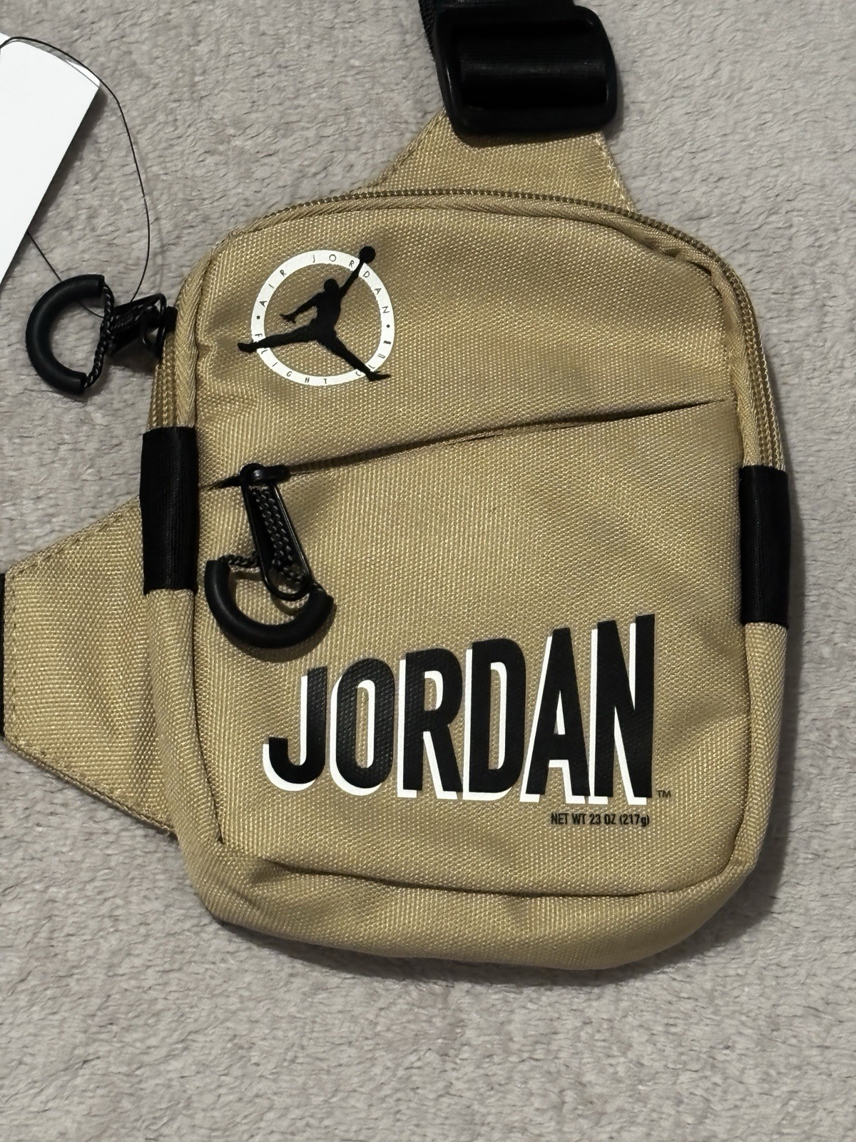 Nike Air Jordan Hip Bag MVP Flight Jumpman Desert Beige 0.5L Small 7A0739-X6A