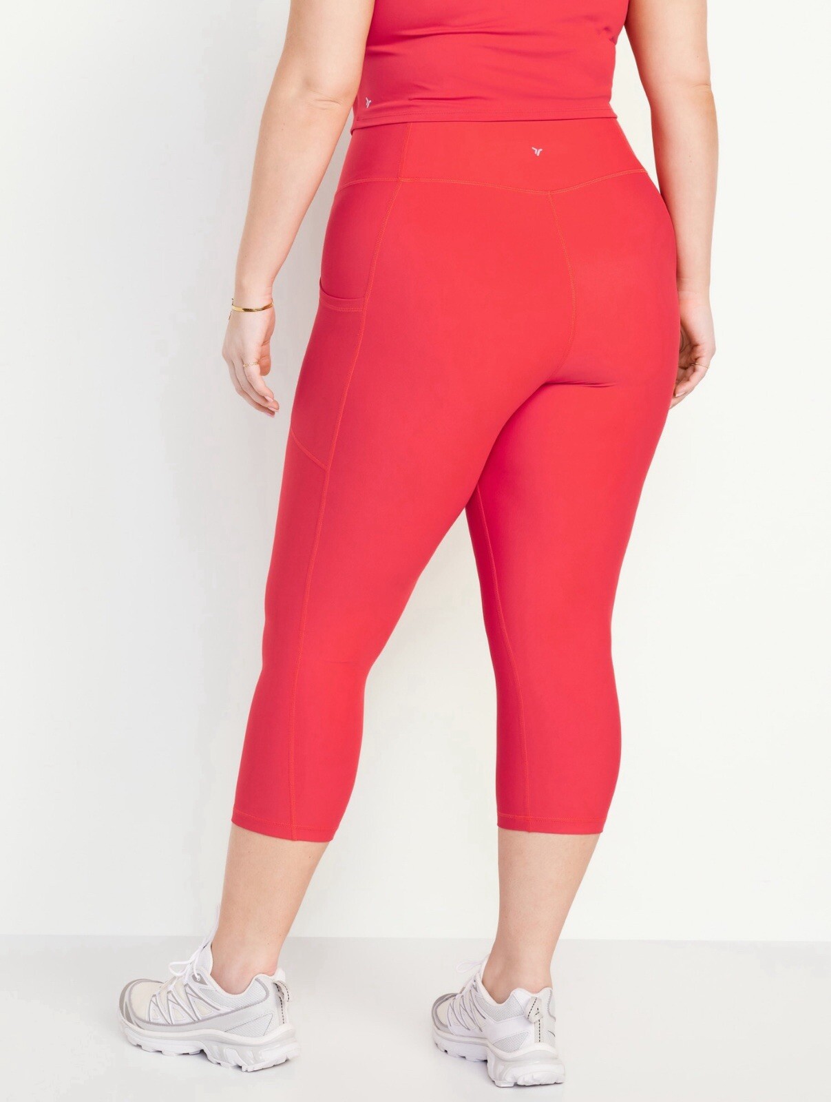 Old Navy Women’s Size XS ~ High-Waisted PowerSoft Side-Pocket Crop Leggings