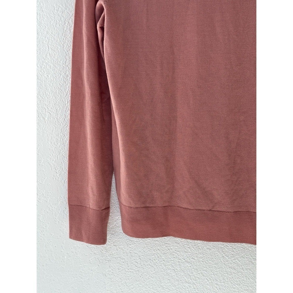 Uniqlo Pullover Basic Wool Crewneck Lightweight Layering Sweater Pink Size XXL