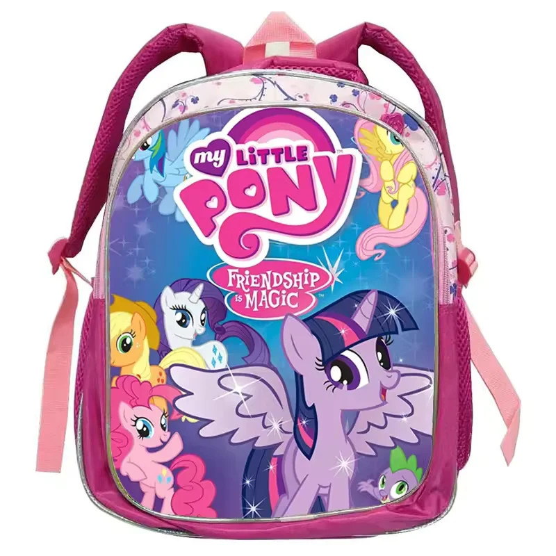Cartoon Pony Kids Backpack Children School Bag for Girls