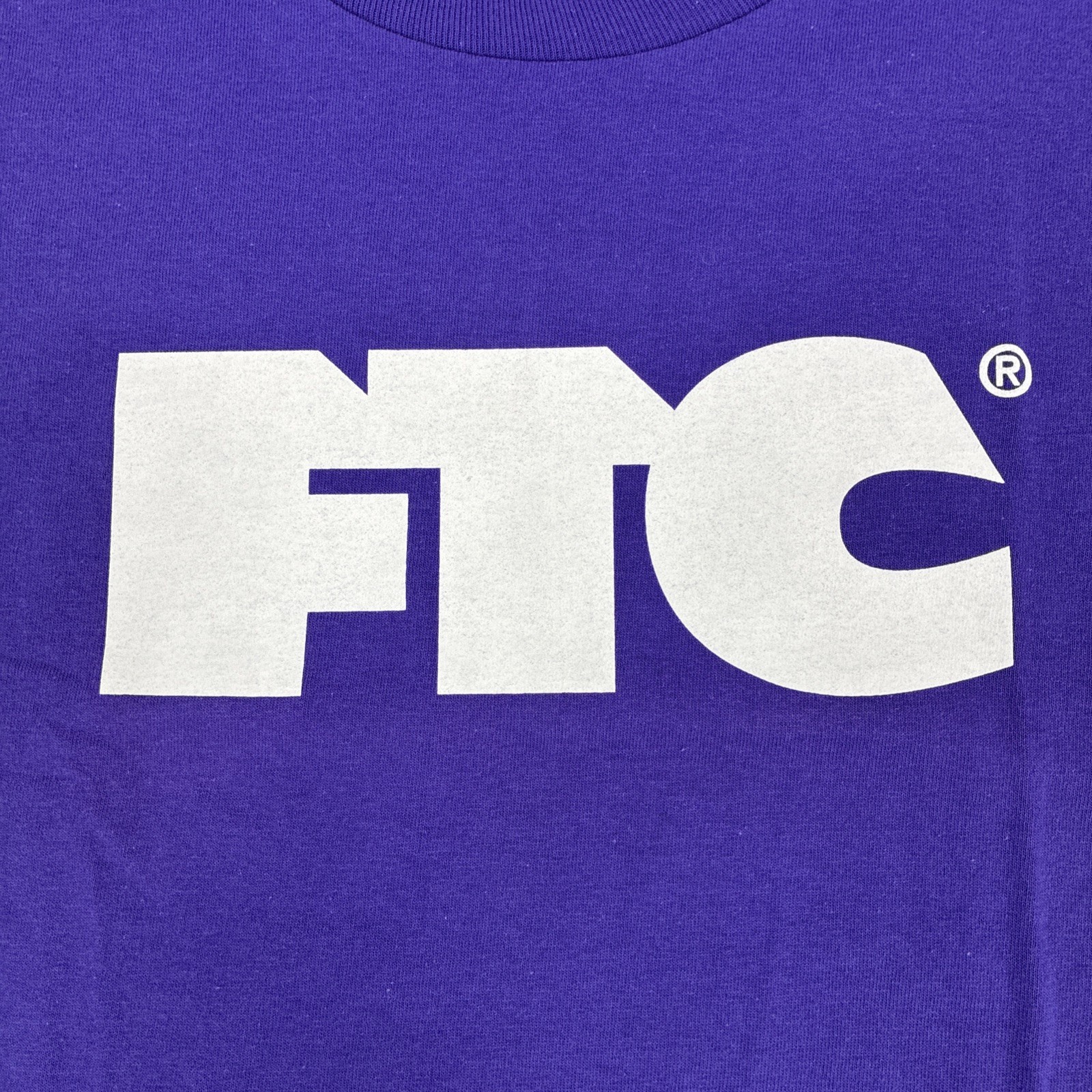 FTC For The City Logo Shirt Men Medium Purple Skate Shop SF CA USA Y2K