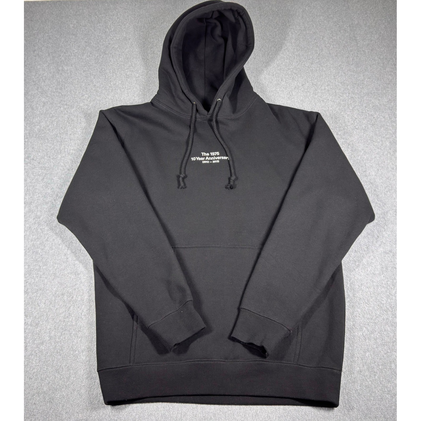The 1975 10 YR Hoodie Adult Oversized Fit Medium Sweater Pullover