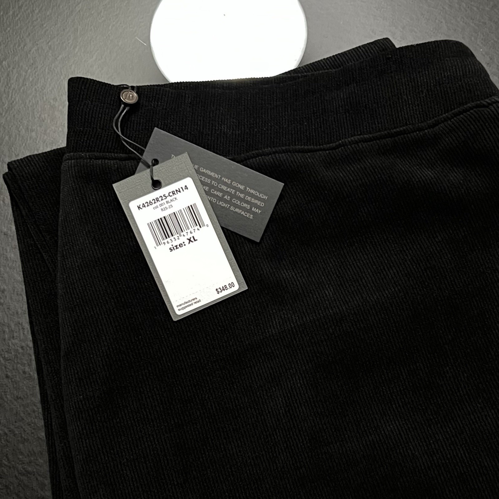 John Varvatos Collection Luxury – “Tomita” – Refined Leisure – Black – $348 NWT