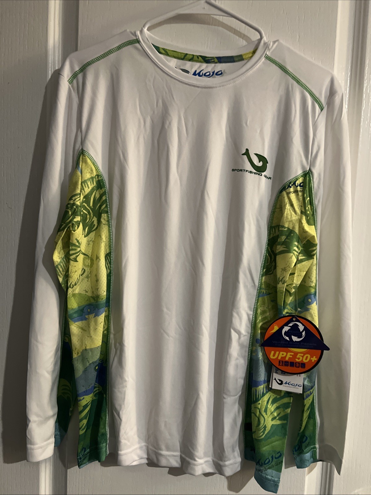 Mojo UPF 50+ Long Sleeve Pull Over Vented Fishing Shirt Men S Quick Dry Stretch