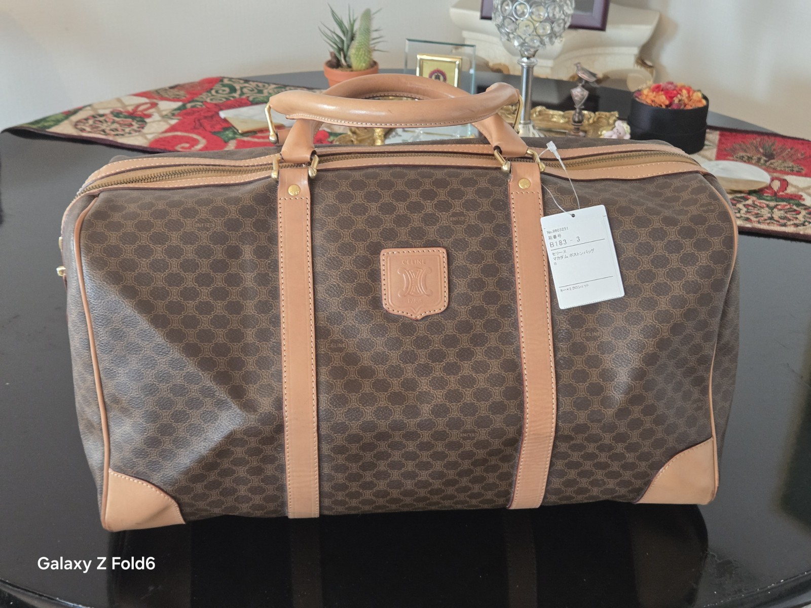 Vintage Celine Macadam M13 Large Travel Duffle – Authentic Italian Luxury
