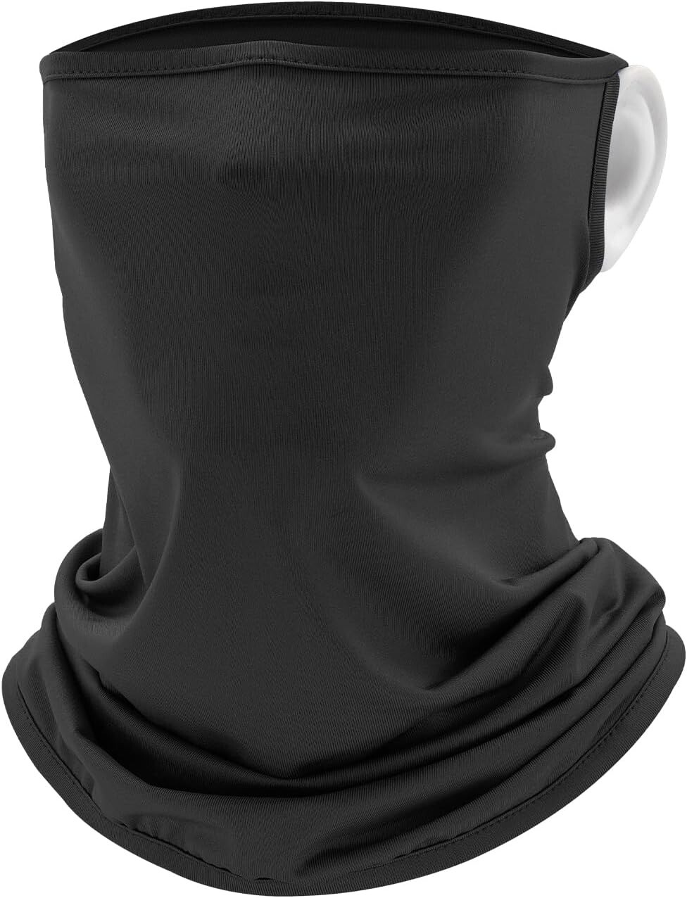 Neck Gaiter Face Mask Balaclava UV Sun Protection Scarf Headwear with Ear Loops