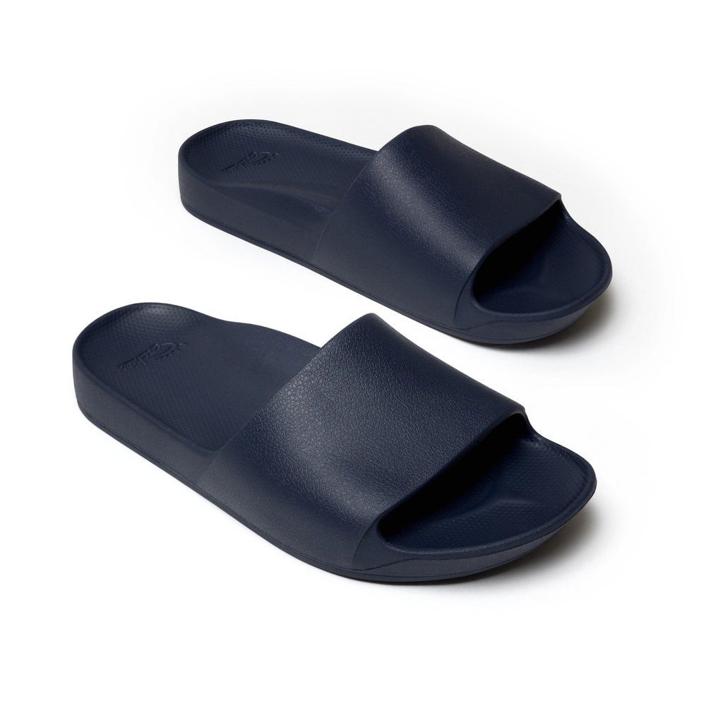 Archies Unisex Arch Support Slide Navy – SLD-SB-NVY, Navy