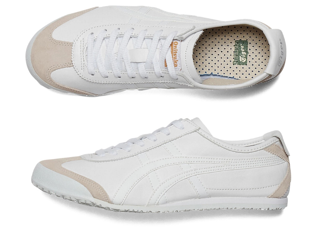 Onitsuka Tiger MEXICO 66 1183C102-102 WHITE/WHITE Sneakers New [US 4-12.5]