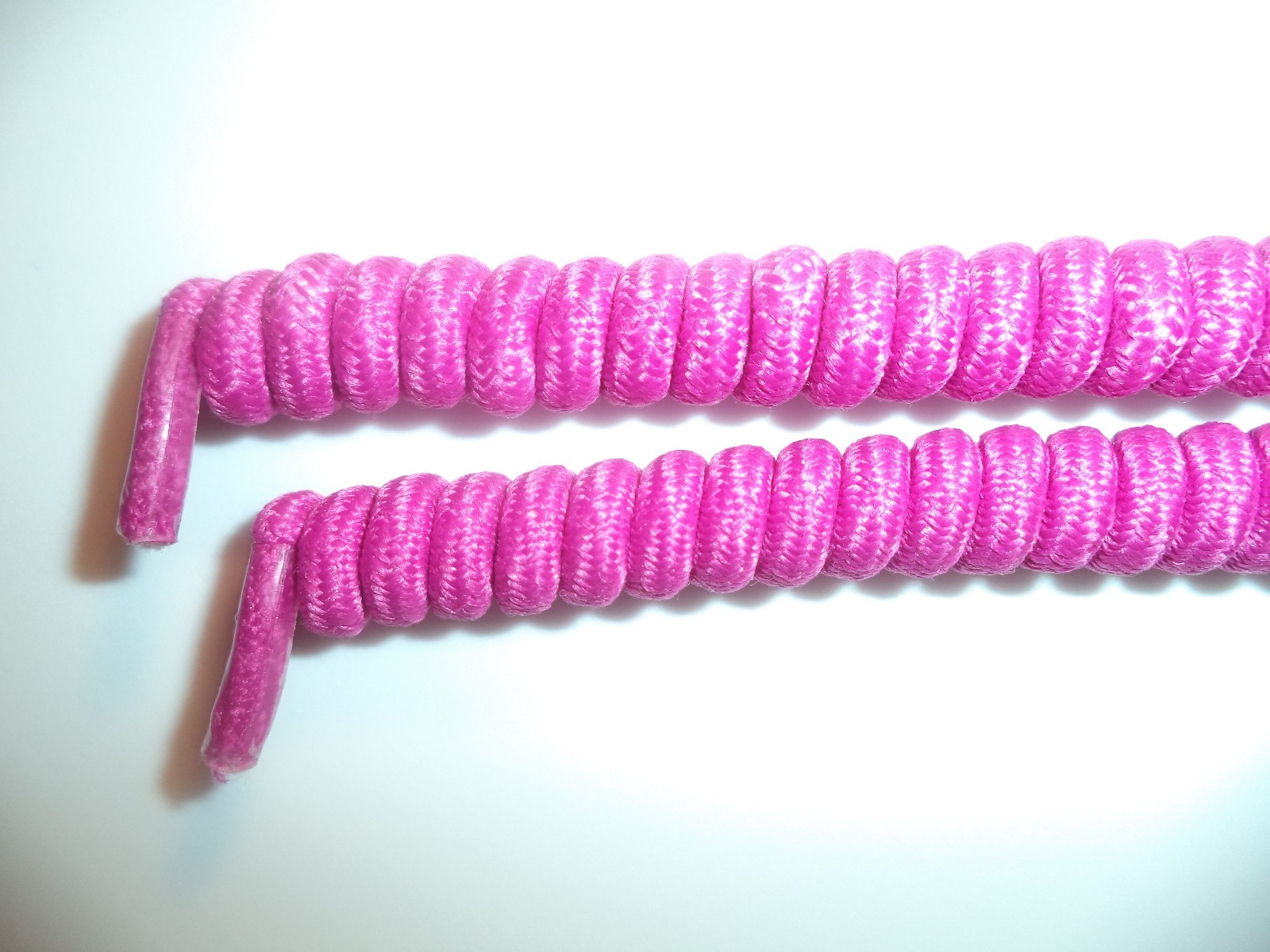 Curly Elastic No Tie Shoelaces Slip Your Foot In/Out, Kids, Women, Made in USA