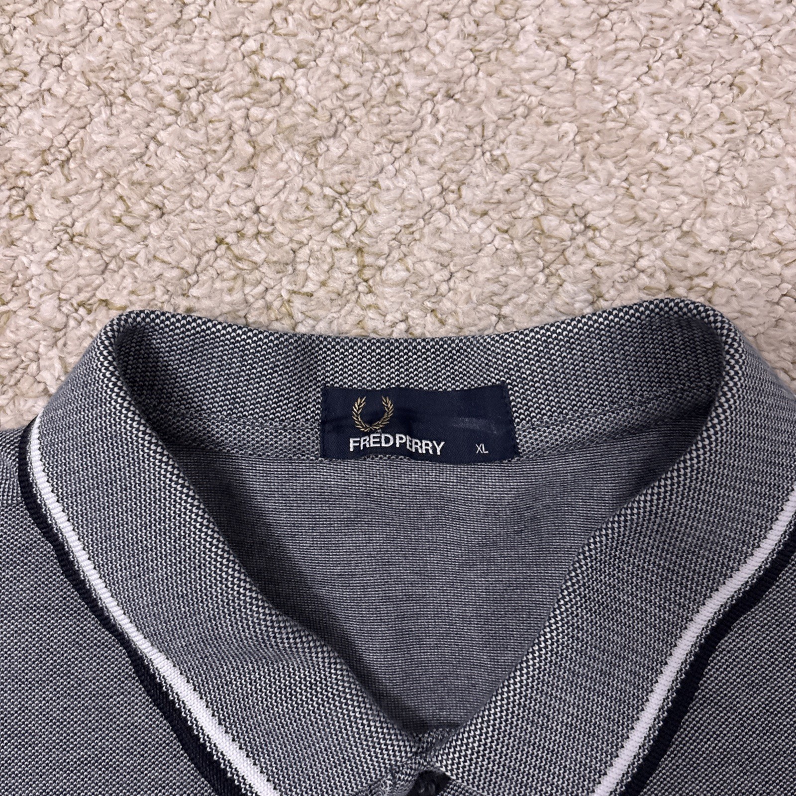 Fred Perry M3600 Polo Shirt Mens XL Extra Large Short Sleeve Cotton Navy Blue