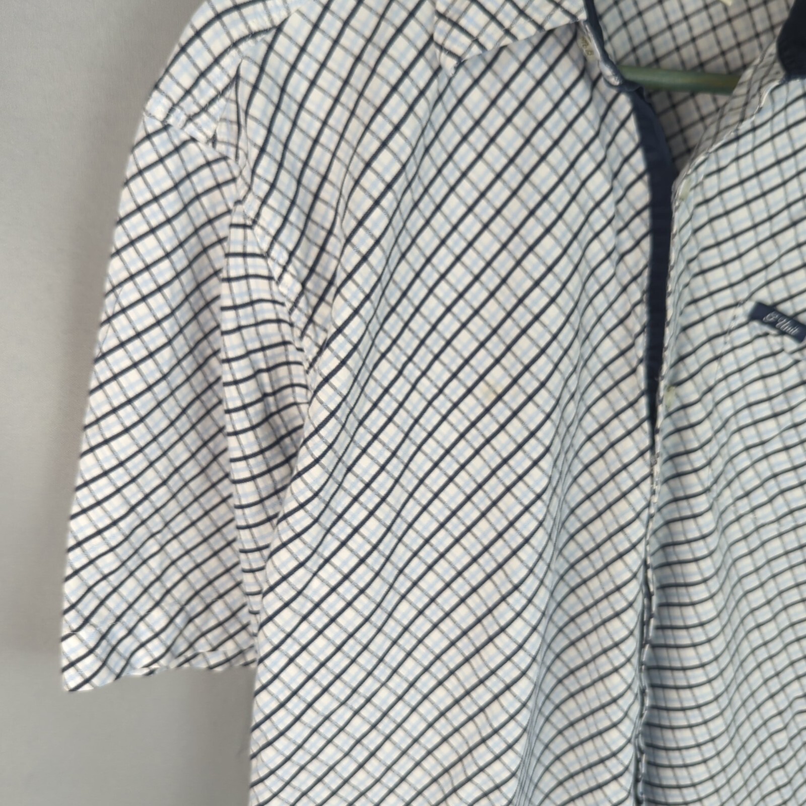 G Unit Shirt Mens Large Button Up Classic Blue 90s Grunge Hip Hop Cotton Polo