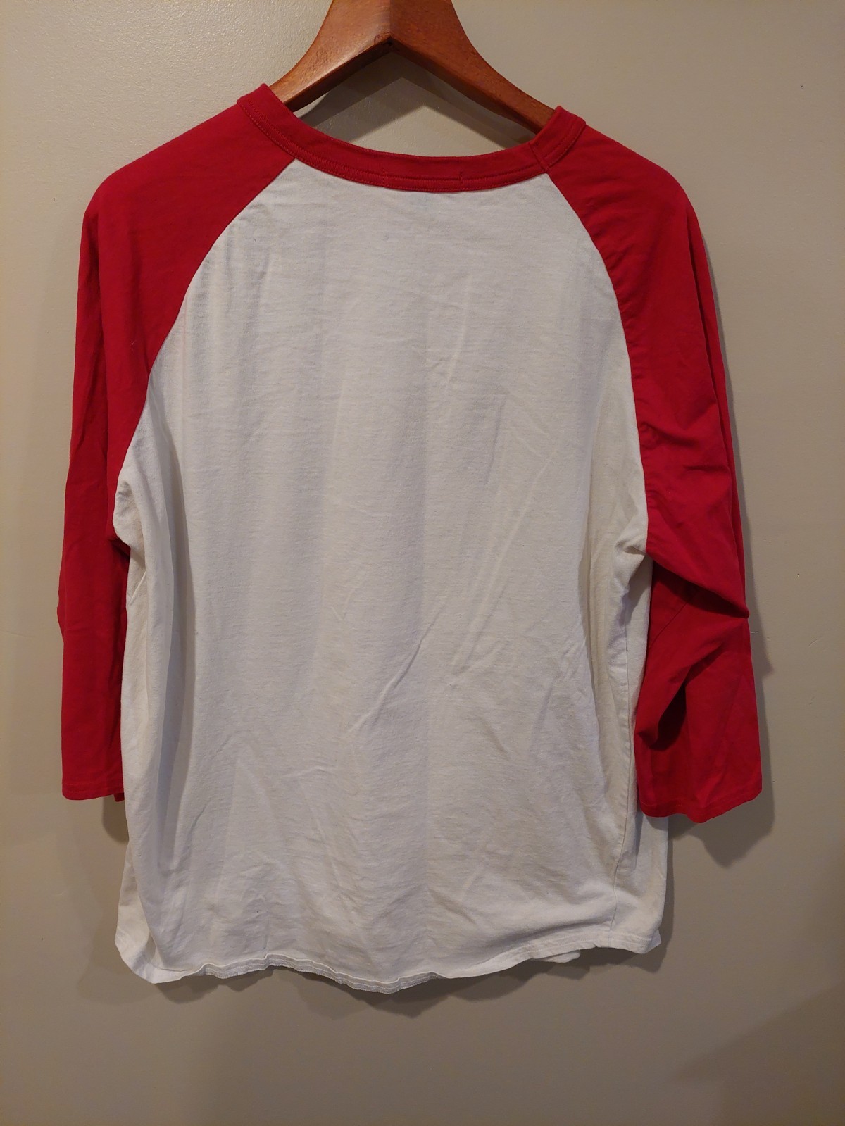 Hot Air Balloon Fiesta Raglan Shirt Size XL Albuqueque International White & Red