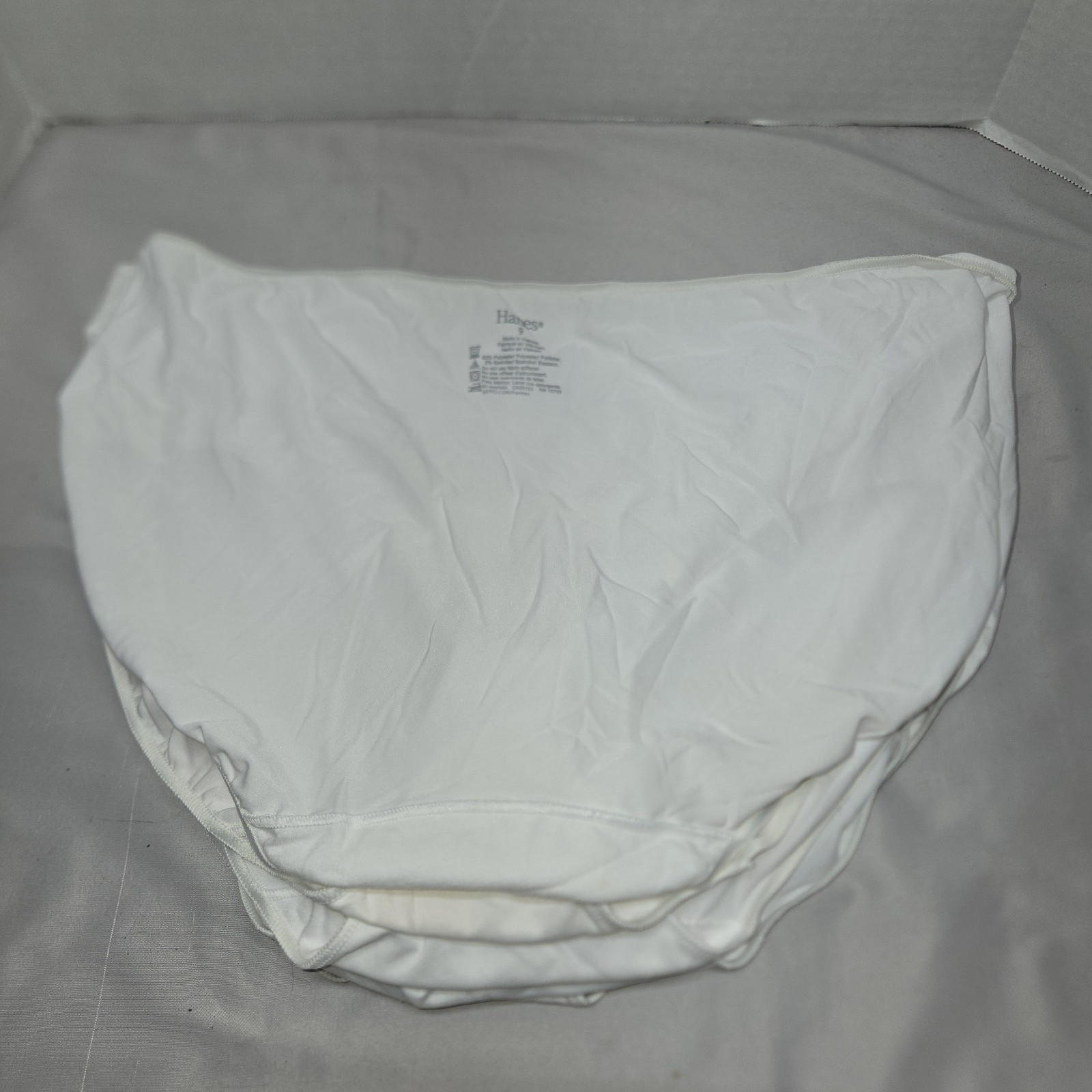 Hanes Bulk Womens Underwear Panties Size 9 L White See Pics Nwot