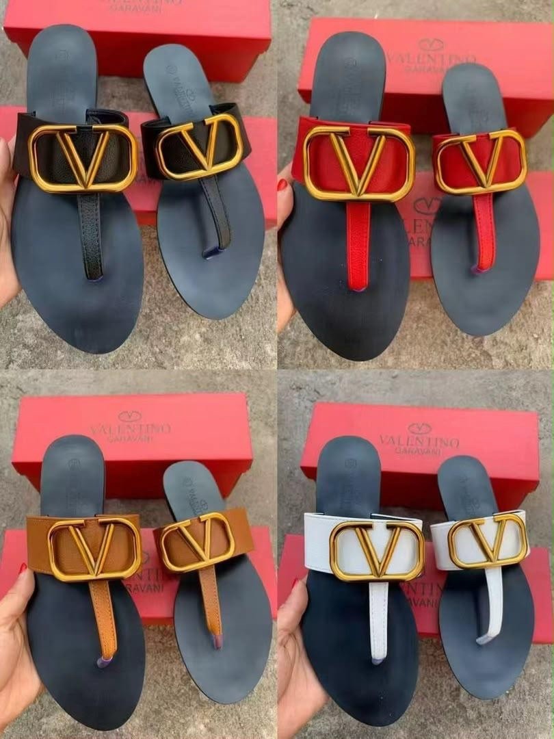 Louis Vuitton Monogram Logo Slide Sandals Brown/Black/Gold Women’s 8 NIB
