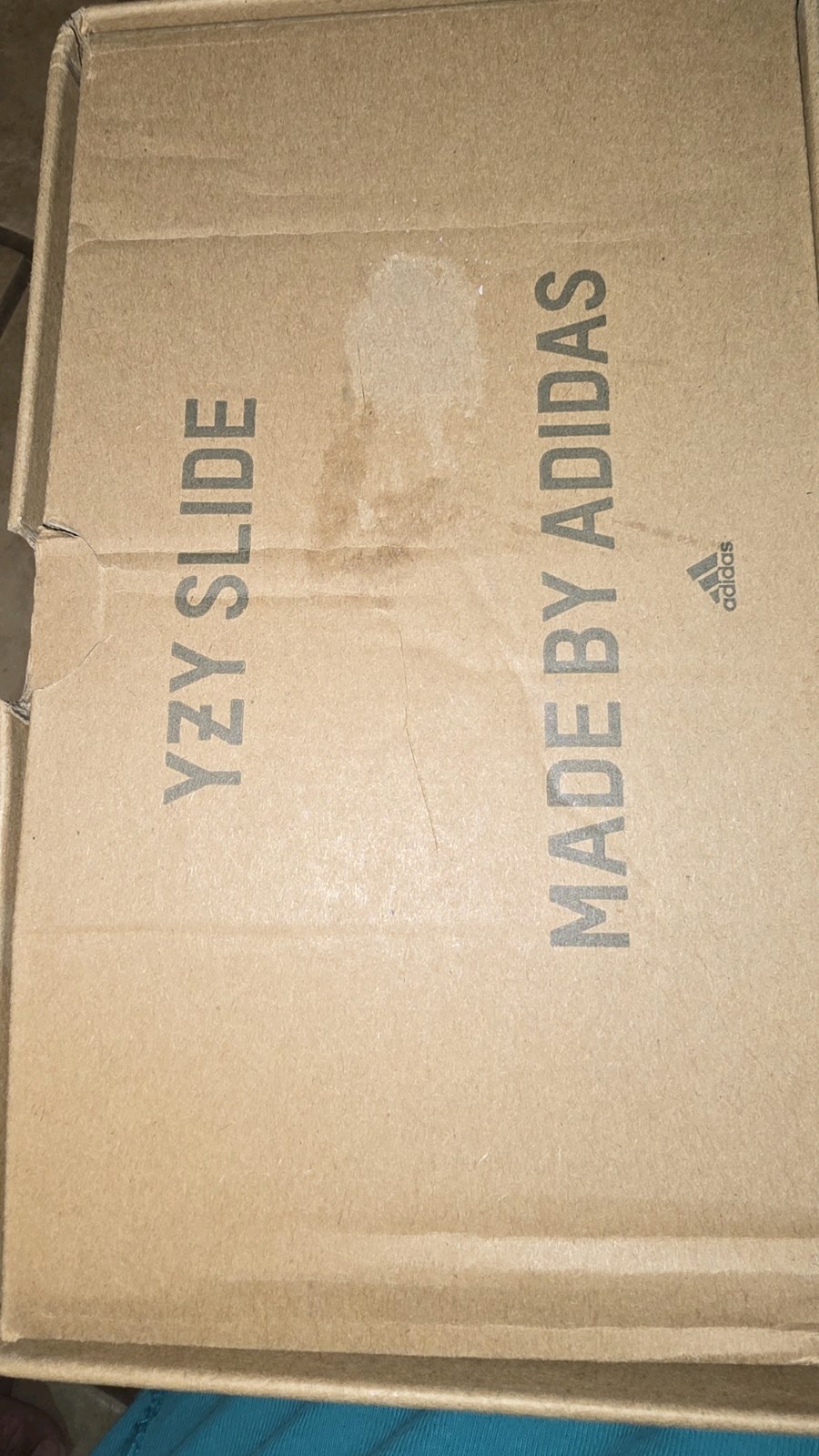 Adidas Yeezy Slide Dark Onyx Size 10 Men New In Original Box