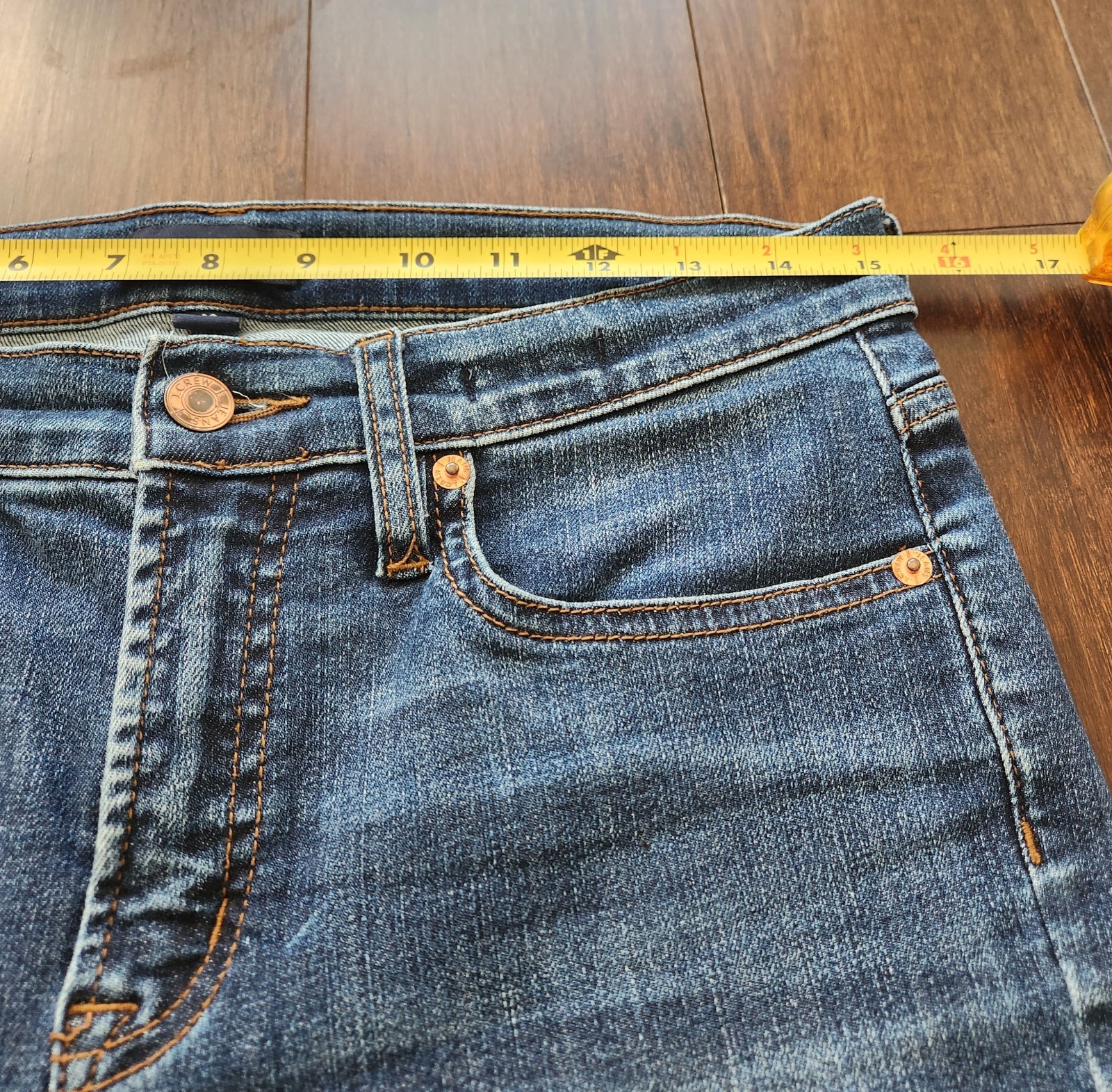 Womens J Crew 9″ Tooth Pick Slinny Jeans Size 29