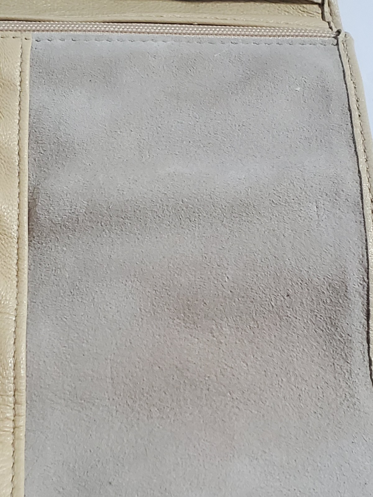Penhaligon’s Nappa Leather Beige Leather Makeup Brush Holder Travel Pouch