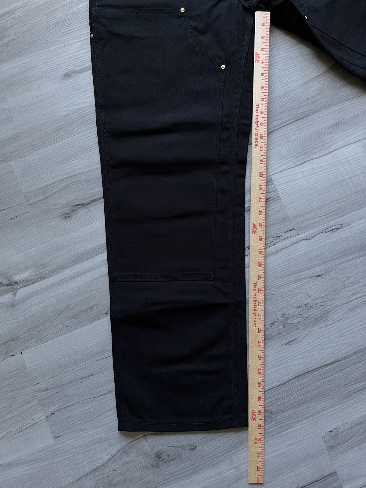 Carhartt B01 BLK Double Knee Carpenter Pants 2022 DEADSTOCK – 36×32 Made In USA