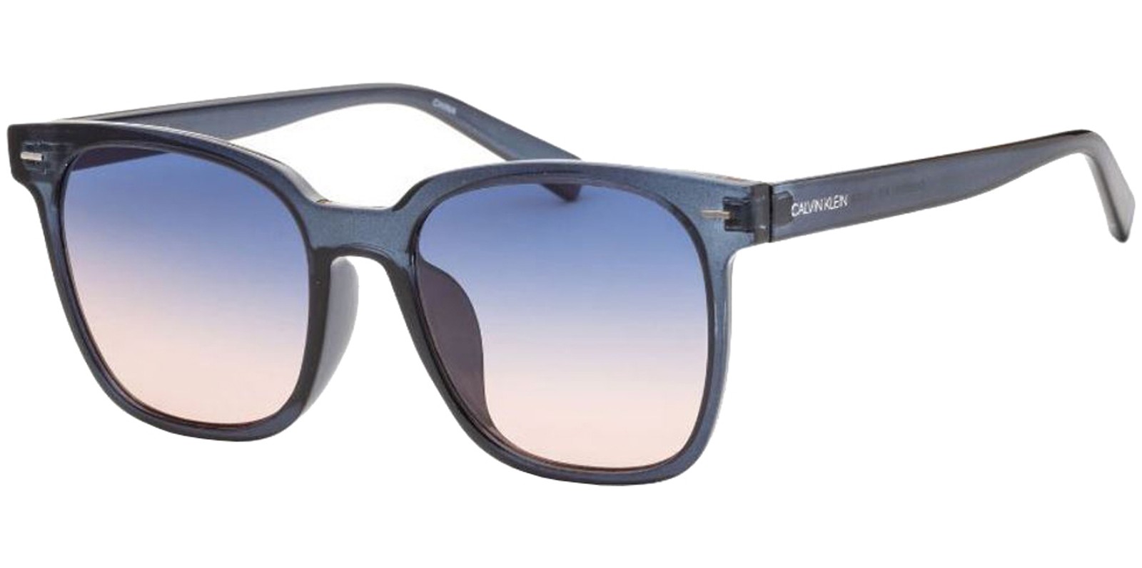 Calvin Klein Women’s Squared Transparent Frame Sunglasses – CK20519S