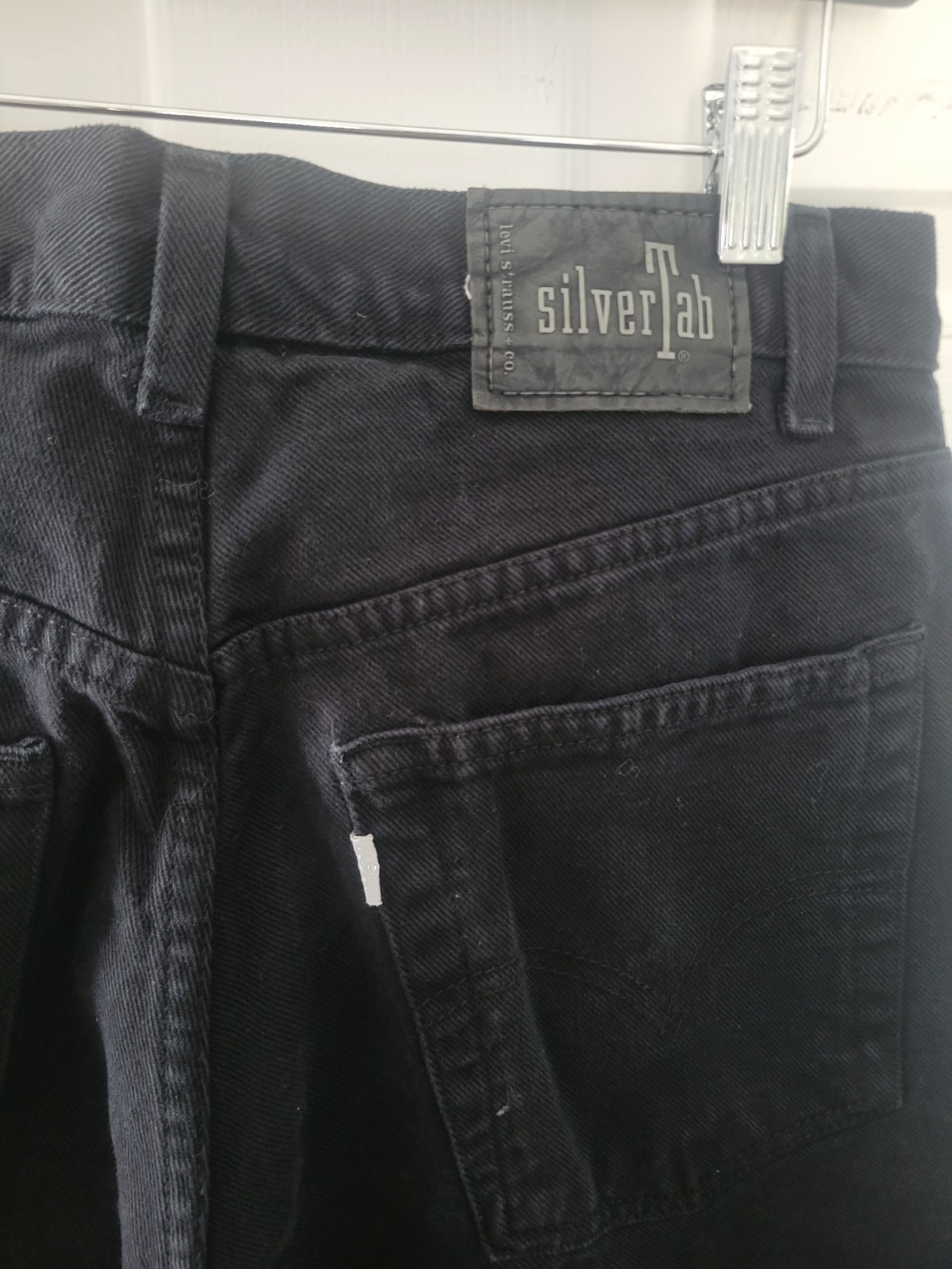 Levi’s SilverTab Baggy Black Jeans 31×30 – Early 2000’s Made in Guatemala