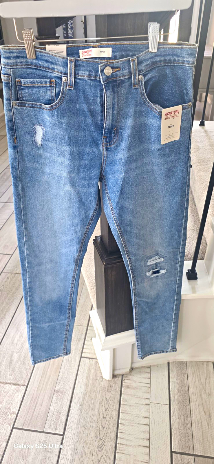 Signature by Levi Strauss & Co. Taper Blue Jeans 18 REG Price For Two Pairs