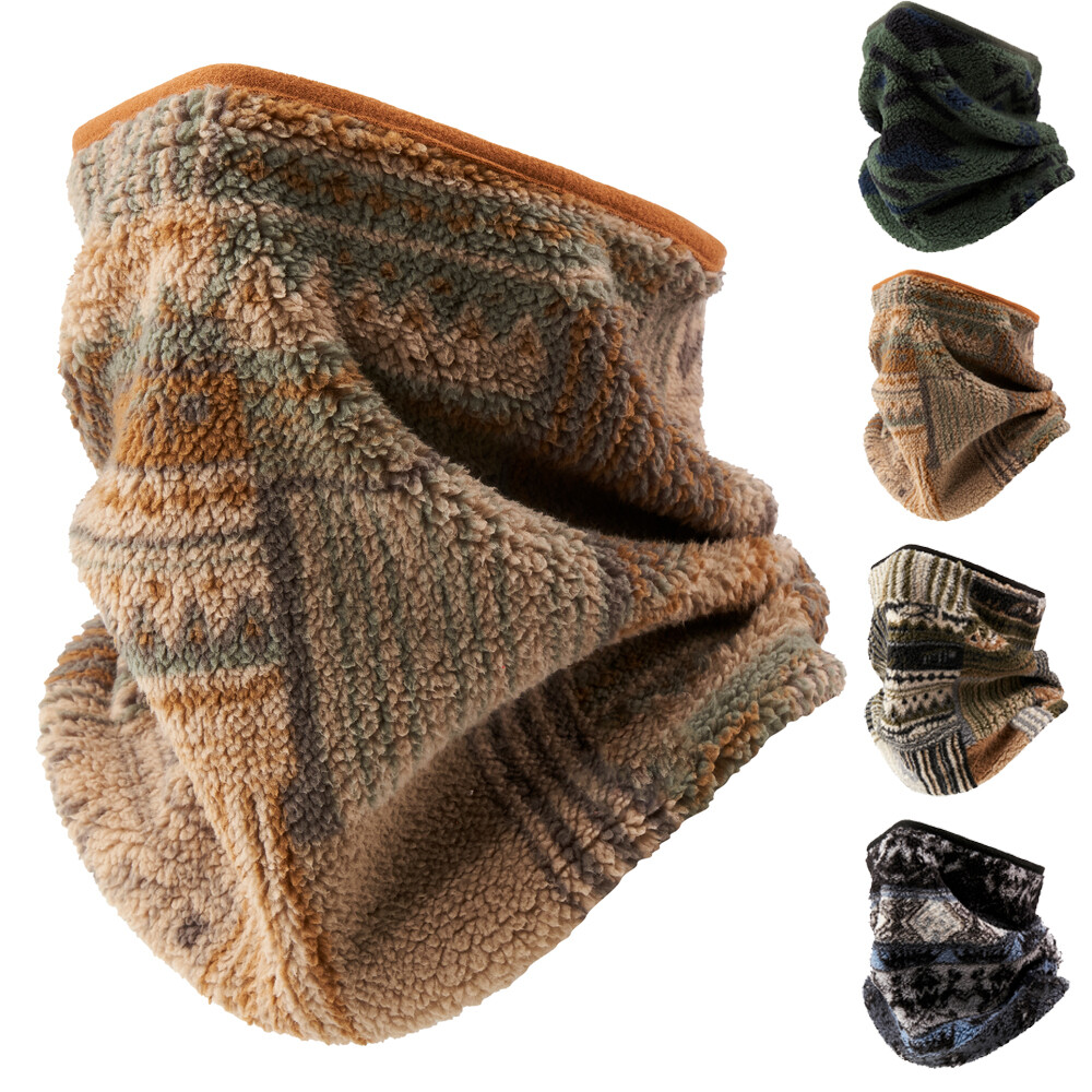 Men’s Neck Gaiter Warmer Fleece Ski Mask Cover Hunting Mask Winter Cold Weather