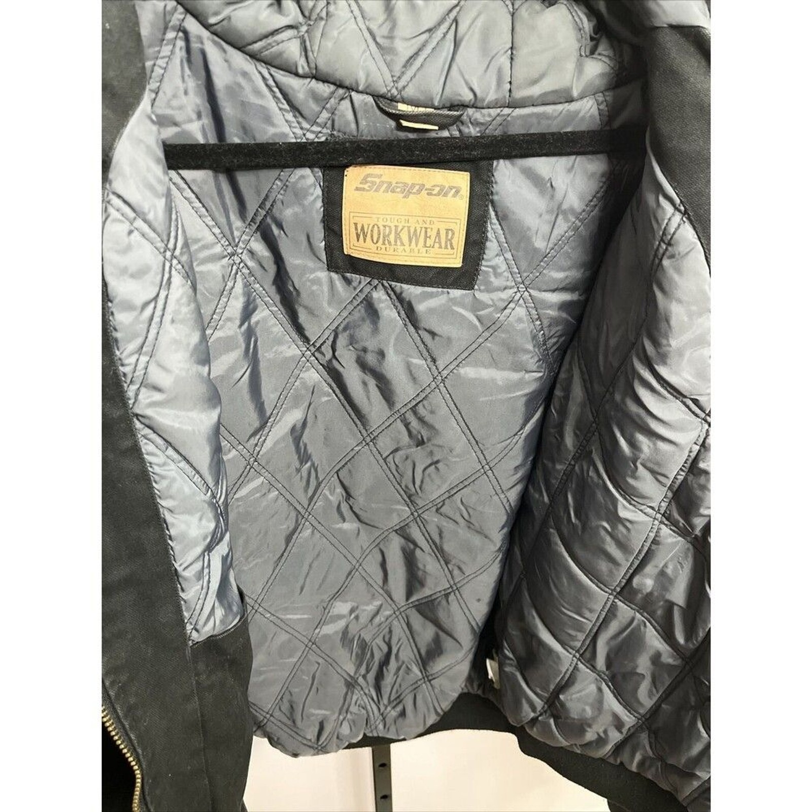 SNAP-ON | XL Men UTILITY WORK WEAR COAT | BLACK GREY