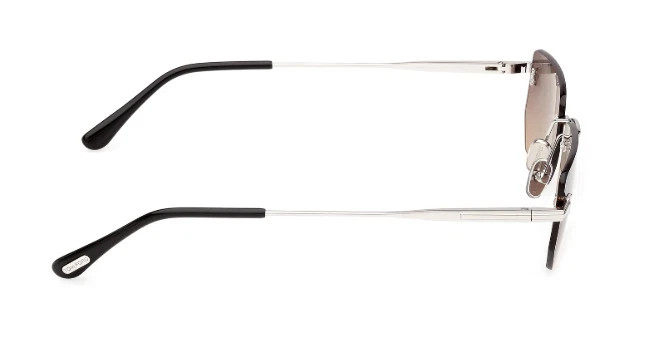 Tom Ford ETHAN-02 FT1355 16B Shiny Palladium/ Gradient Smoke Men’s Sunglasses