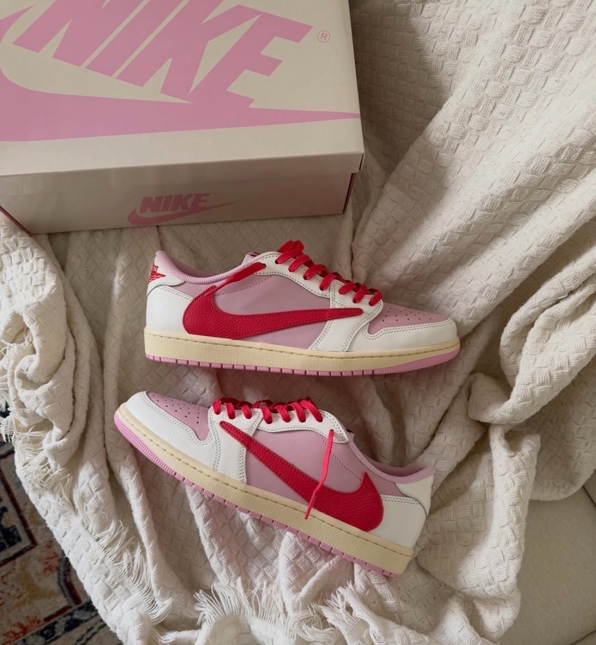 NEW Travis Scott x Air Jordan 1 Low OG SP Tropical Pink IQ7604-101