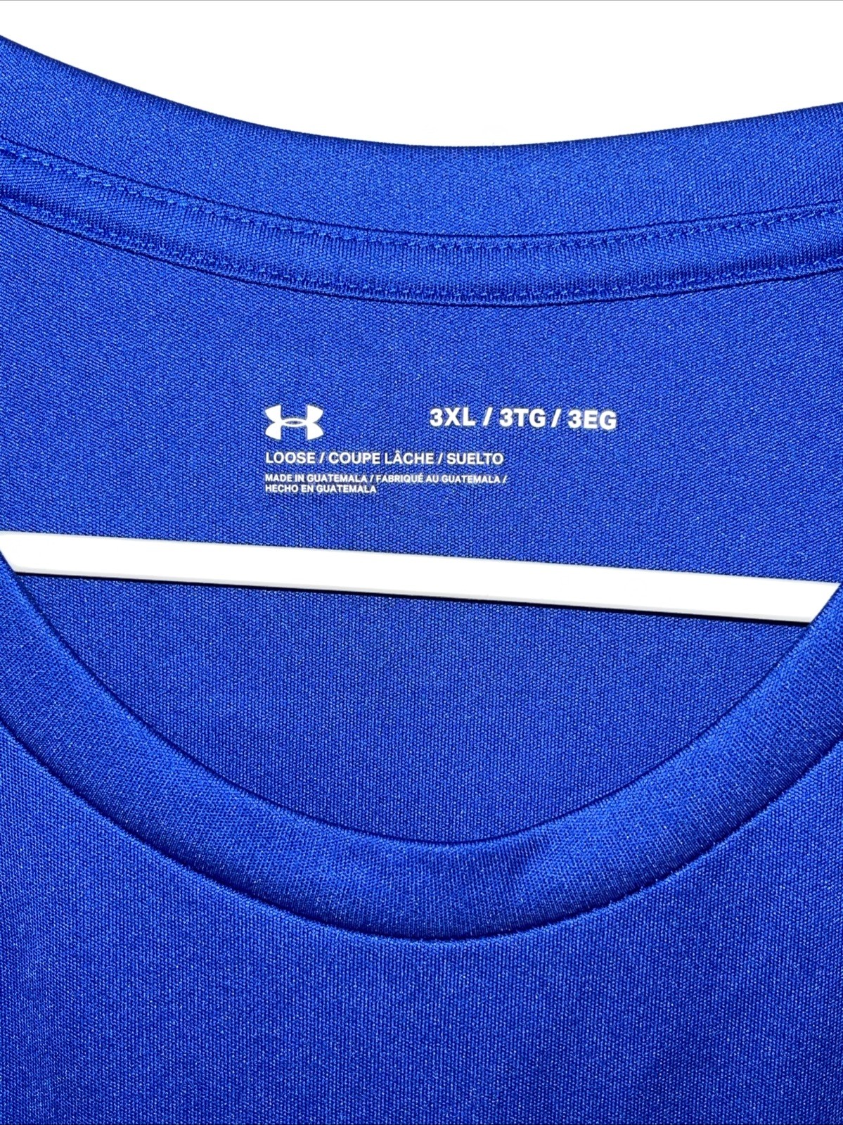 Under Armour Mens T Shirt 3XL Blue Crew Neck Loose 10