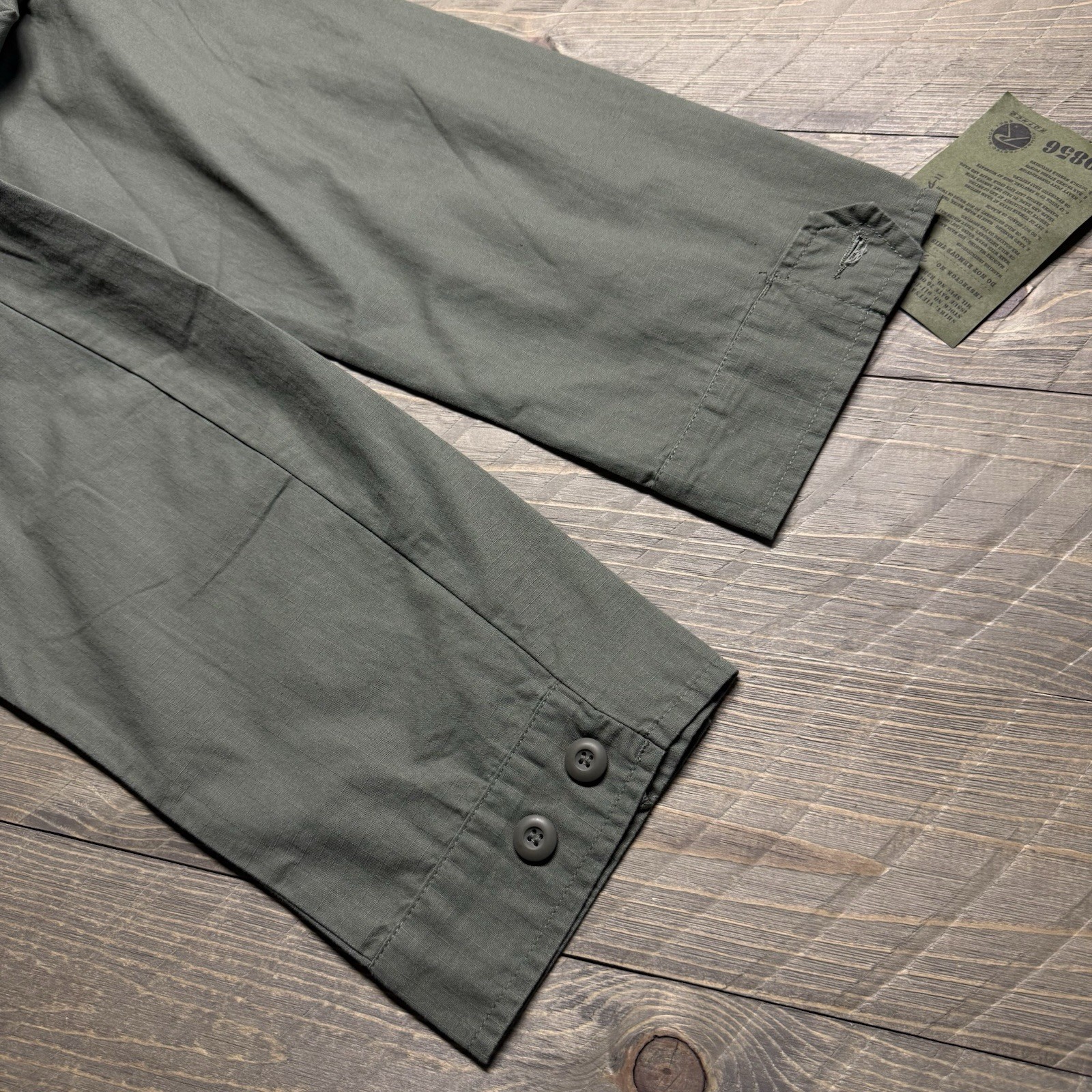 NWT Rothco Vietnam Fatigue Ripstop BDU Shirt Mens XL Olive Drab Slant Pockets