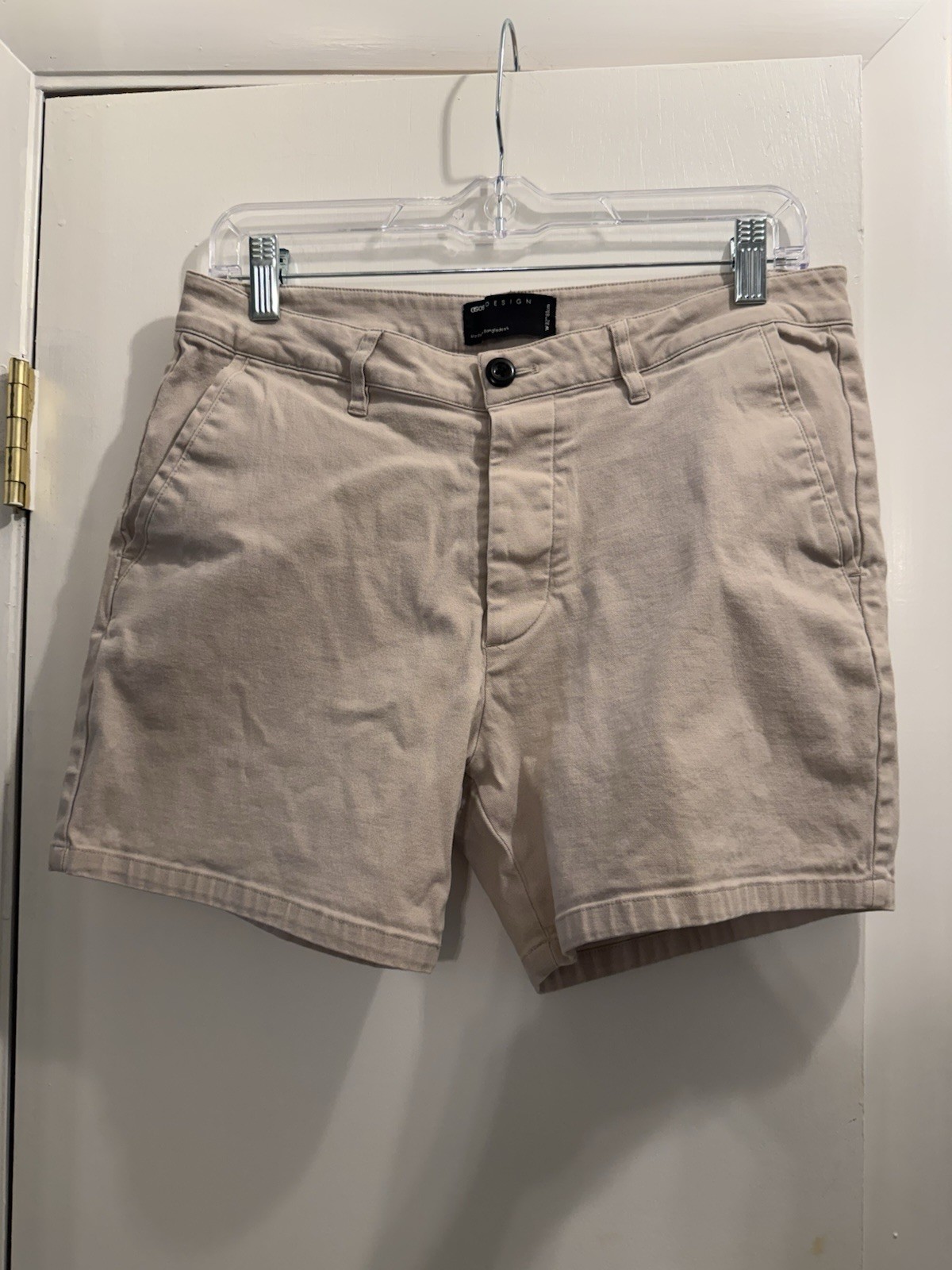 5 Pairs ASOS Men’s 32” 4.5” Inseam Shorts Bundle Blue/Gray/Beige/Green/Denim