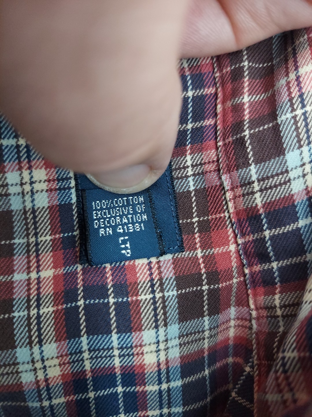 Vtg Ralph Lauren Flannel Shirt Mens Large Red Plaid Elbow Patches Button Down