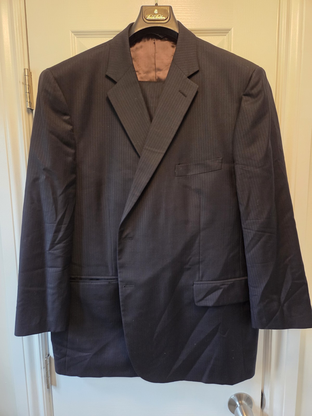Brooks Brothers Vitale Barberis Canonico 1818 Madison Pinstripe Suit 50R
