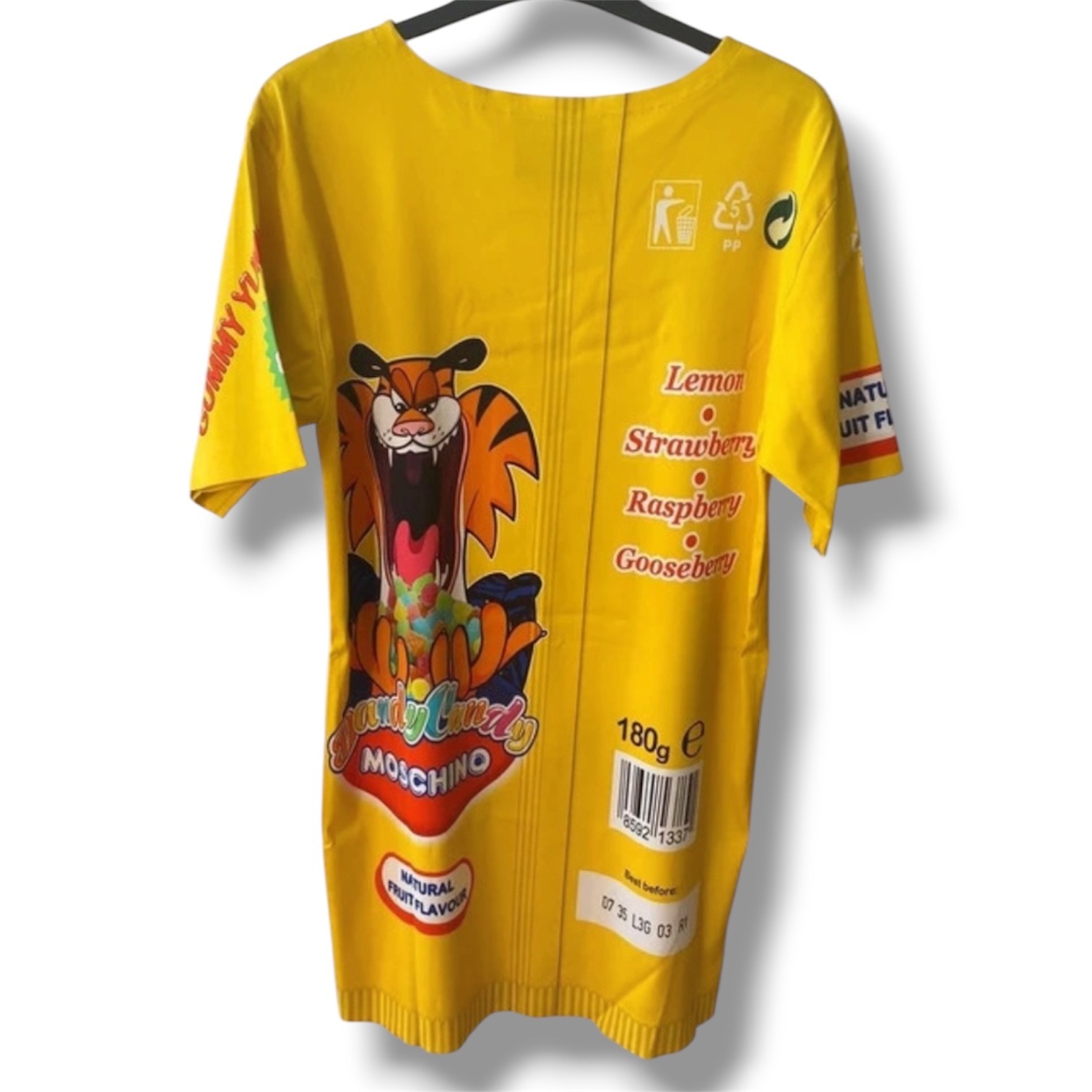 Moschino Dandy Candy Candy Crush Long T-shirt Dress Y2K
