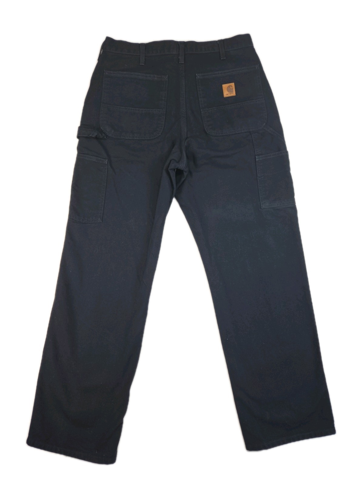 Carhartt Men’s Navy Canvas Carpenter Cargo Pants B11 MDT Original Fit EUC