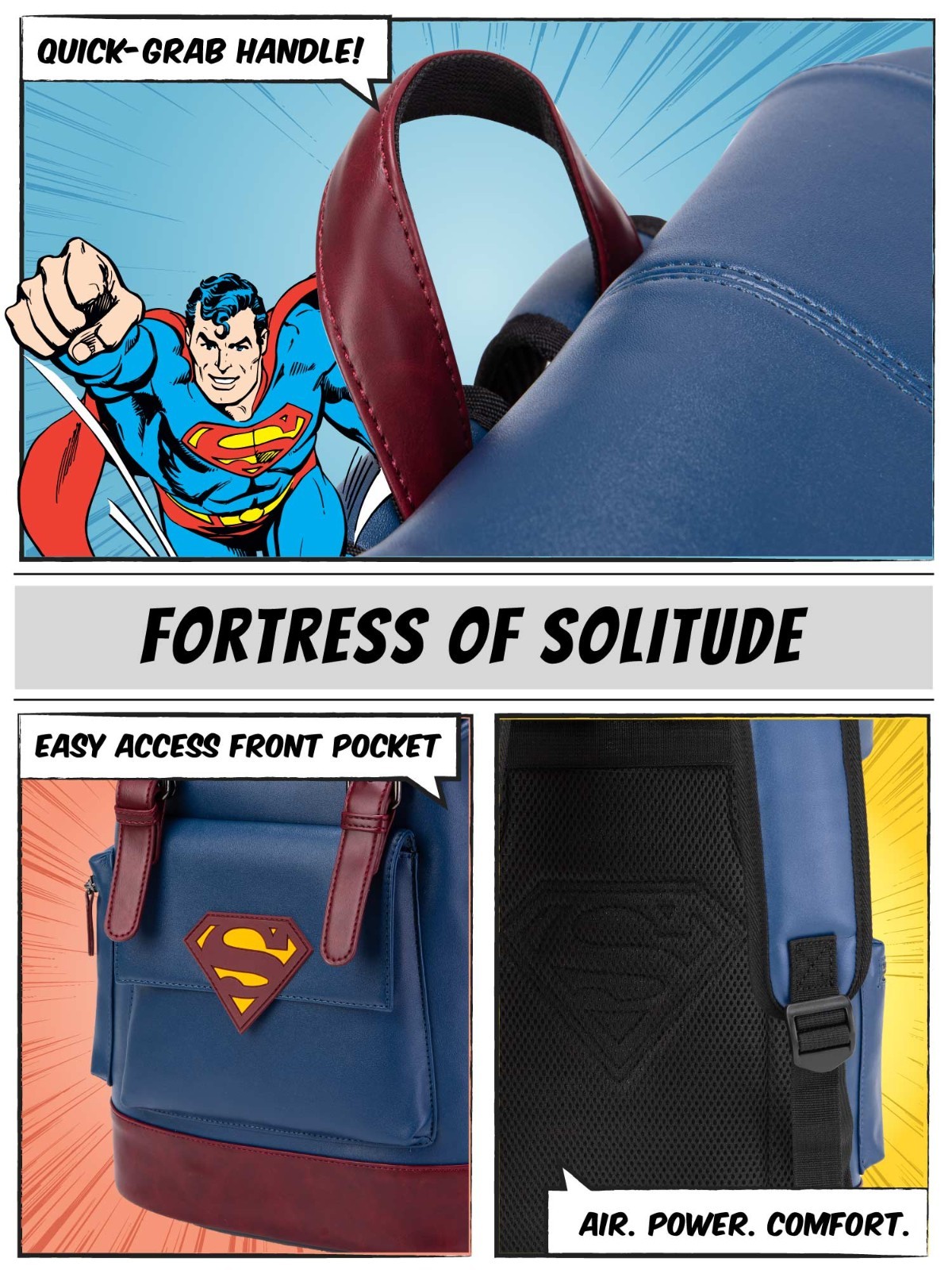 The Trailblazer | SUPERMAN x Fur Jaden multi colour US BUYERS – NO IMPORT FEES