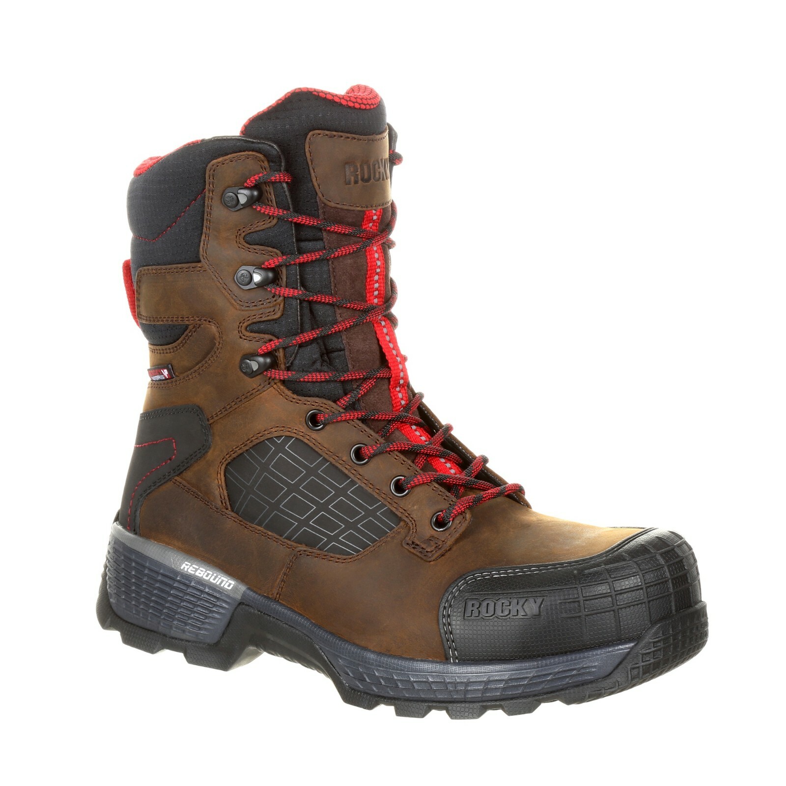 ROCKY TREADFLEX COMPOSITE TOE WATERPROOF 8″ WORK BOOTS RKK0240 – NEW
