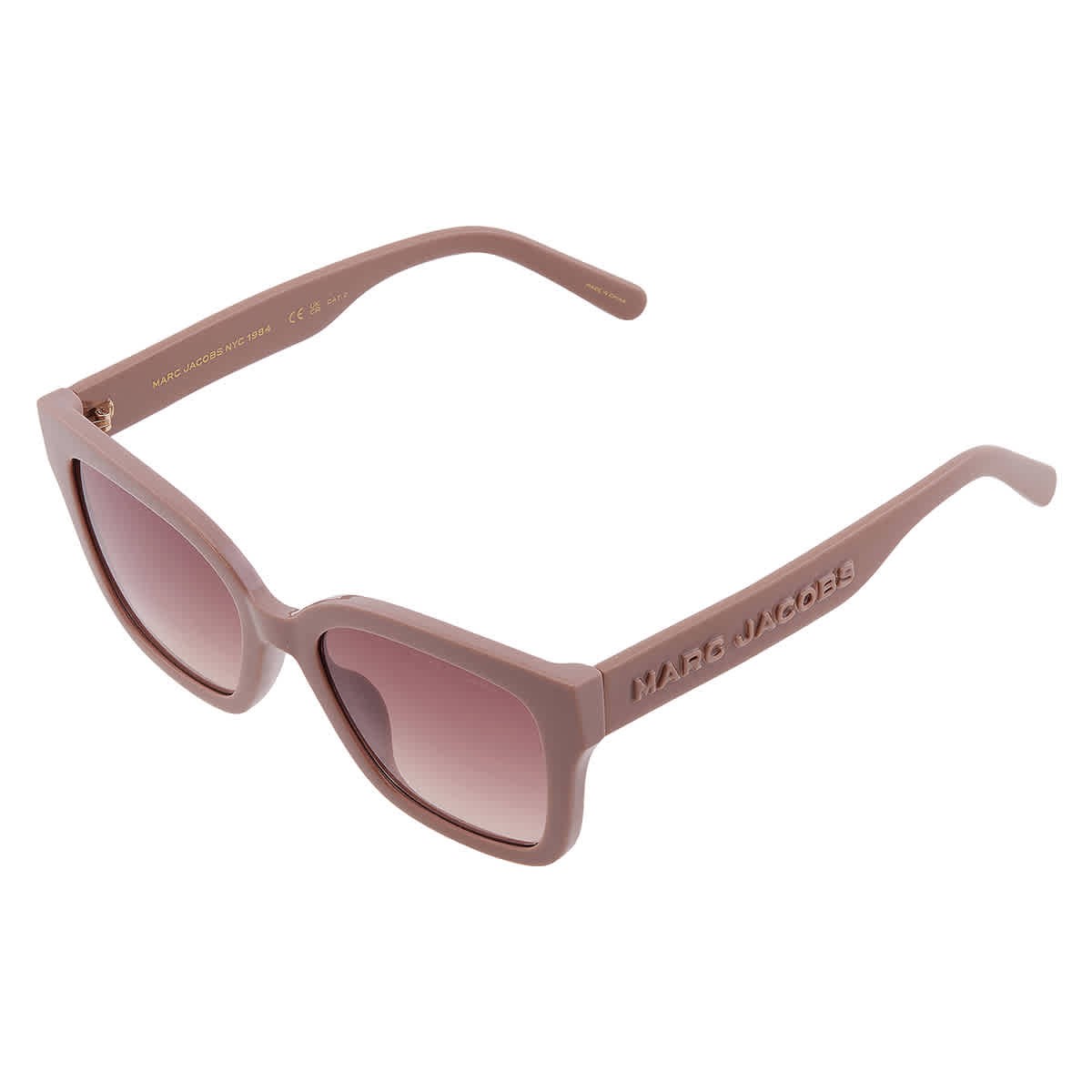 Marc Jacobs Brown Gradient Square Ladies Sunglasses MARC 658/S 010A/HA 53
