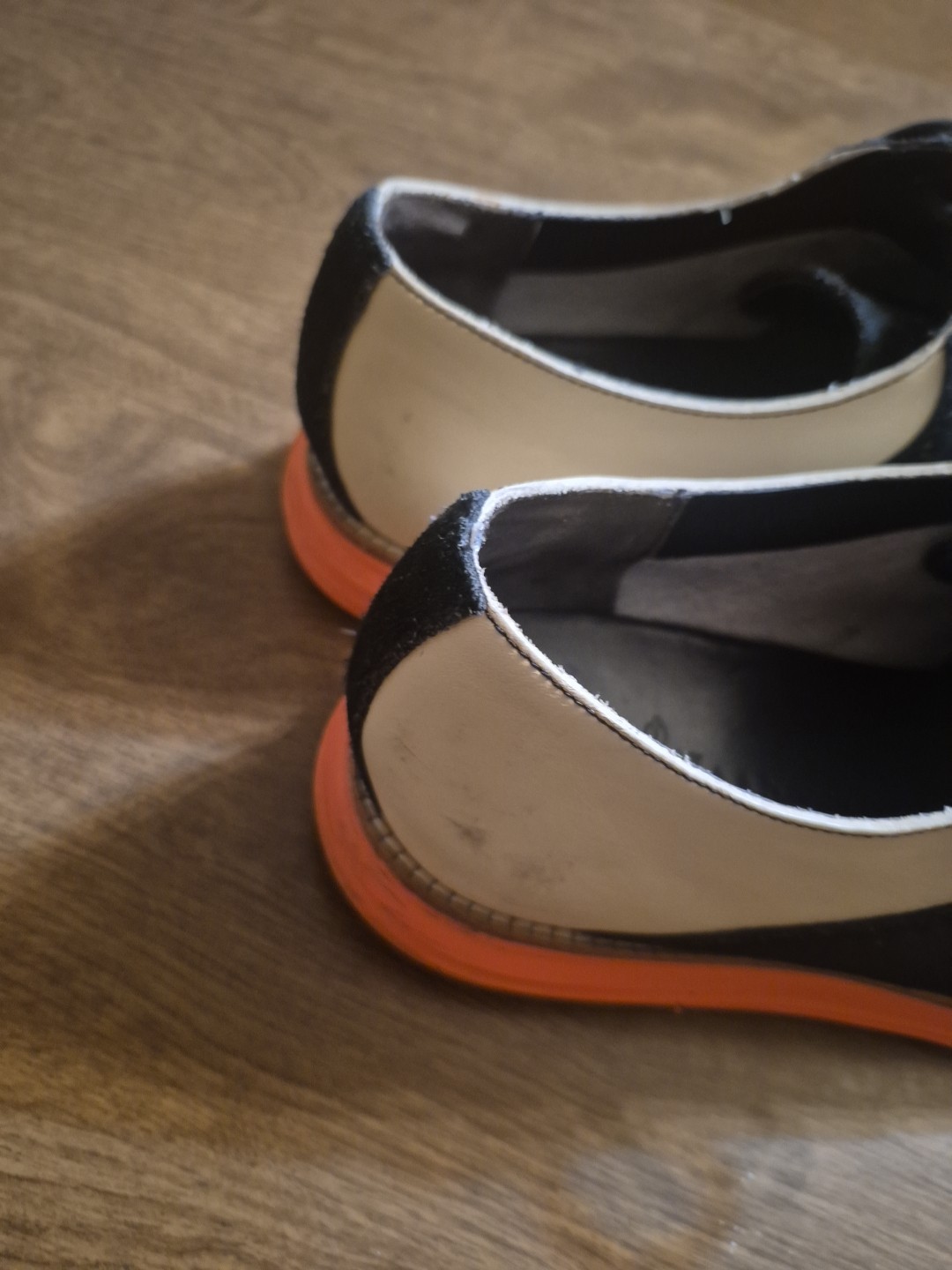 Cole Haan Original Grand Oxford Tan/black /orange