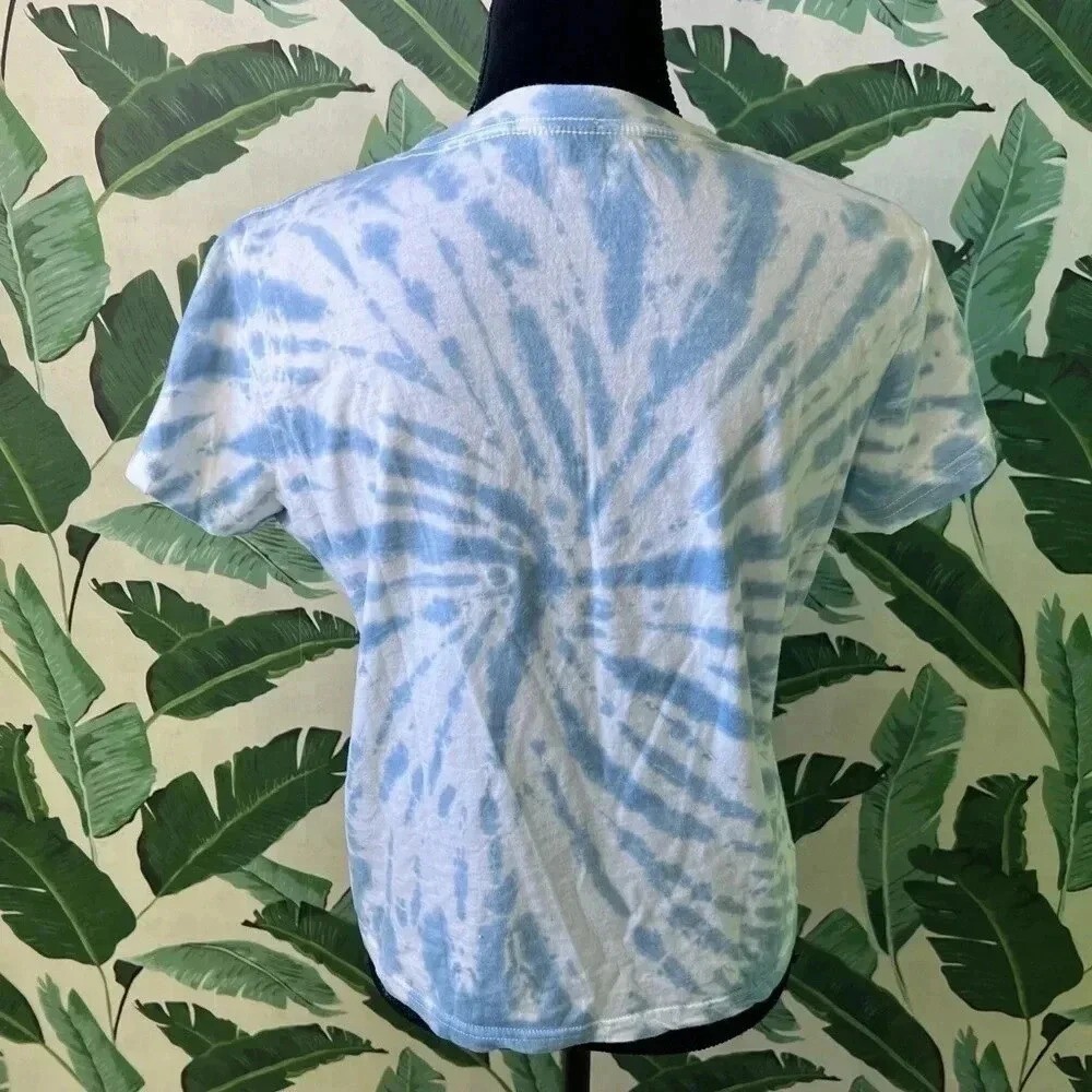 Rails Love Your Planet Graphic Short Sleeve T-Shirt Tie-Dye Blue XS