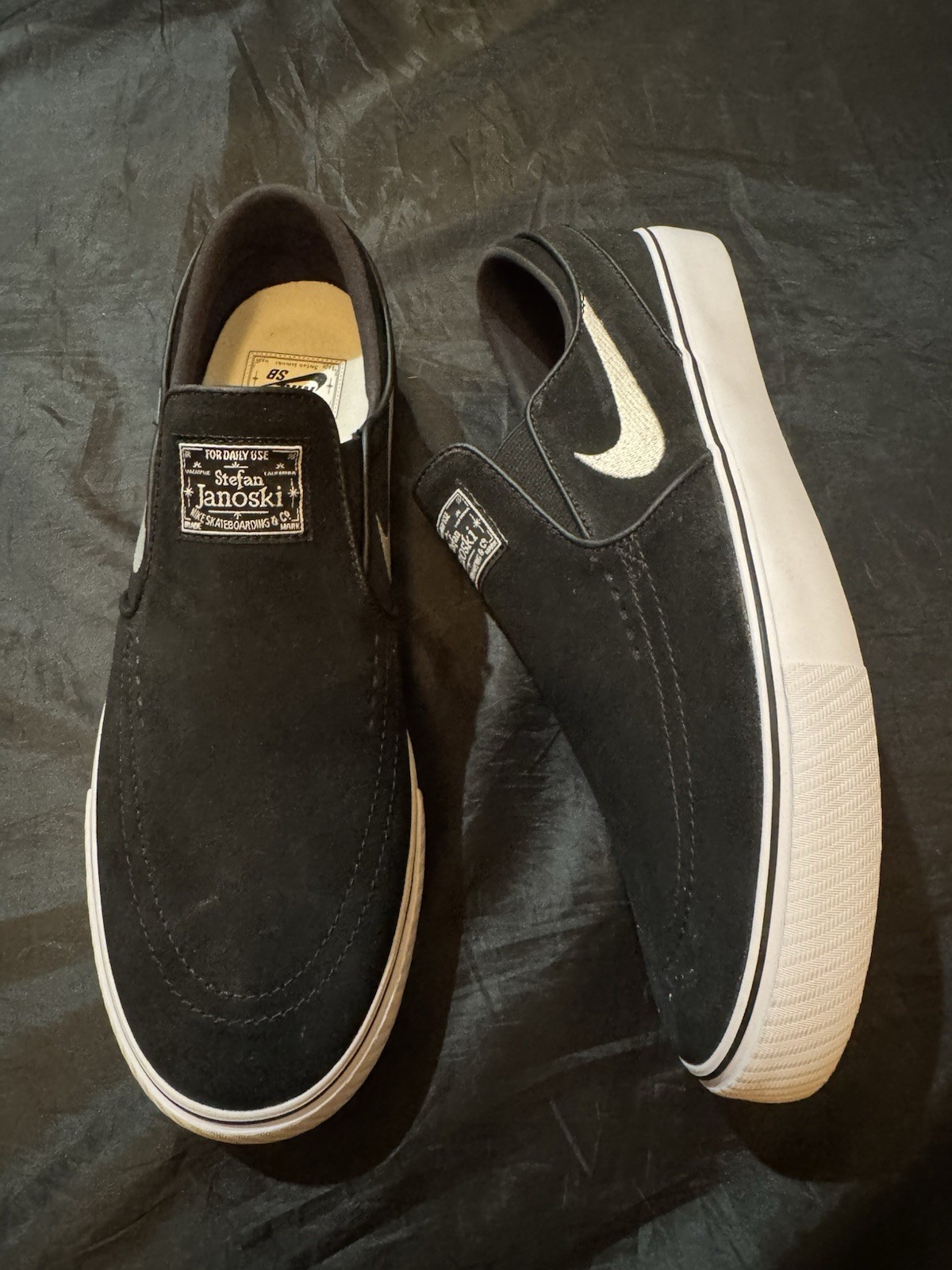 Nike SB Zoom Janoski+ Slip Black White FN5893-001 Size 10 New