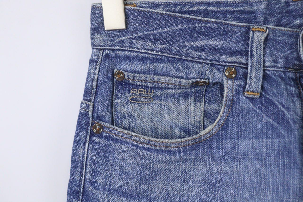 G-STAR RAW 3301 Denim Regular Straight Jeans Size W29 X L32