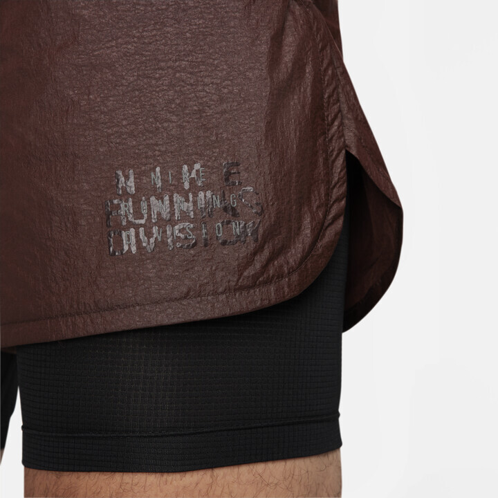 Nike $70 Men’s 7″ Running Division Repel 2-in-1 Running Shorts Gym FB8544-227