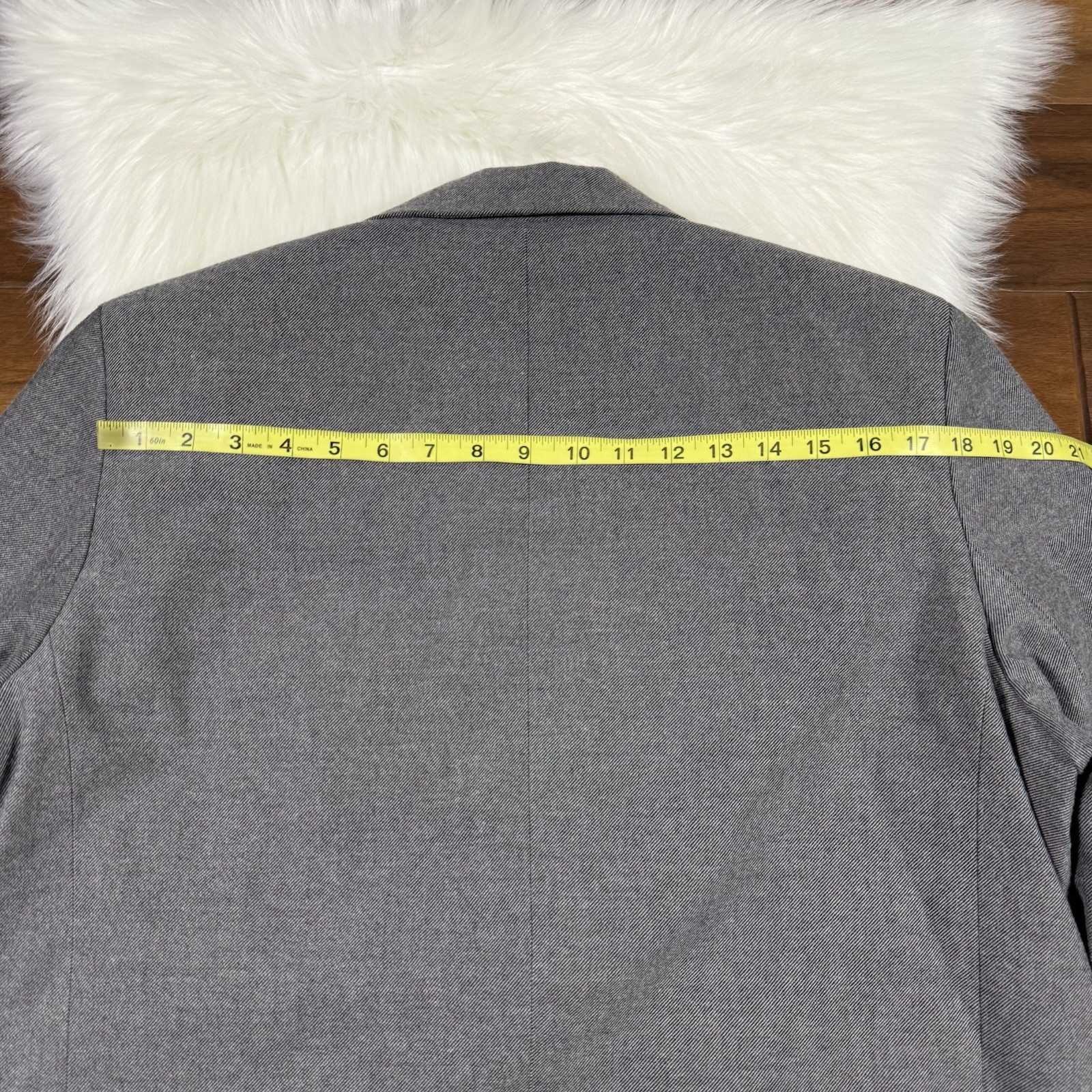NA-KD X Stephsa Women’s Size EU 42 / US 12 Gray Oversized Blazer Jacket